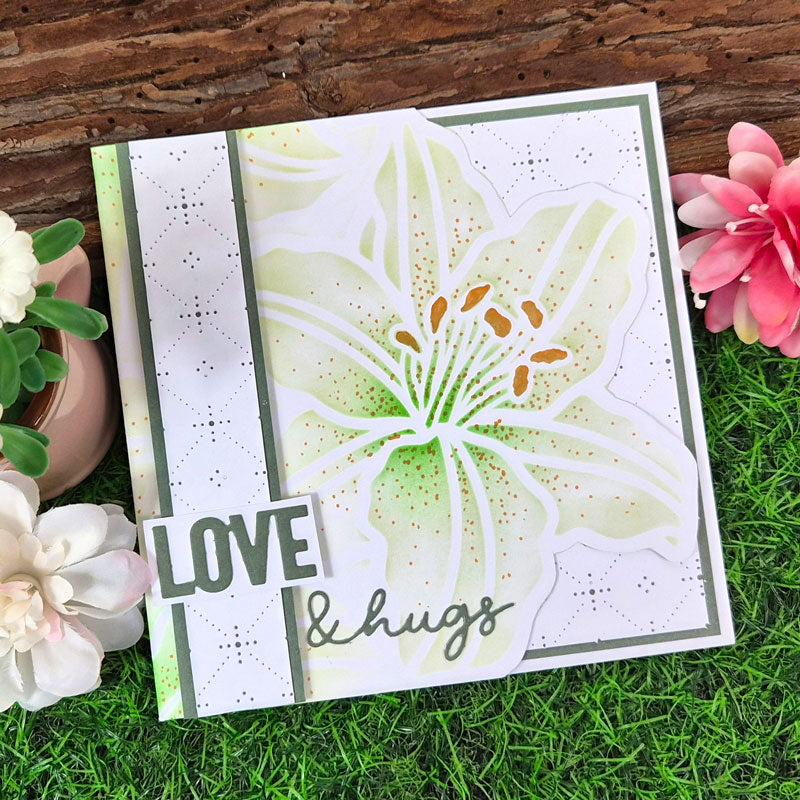 For the Love of Masks - Shaped Florals - Lily