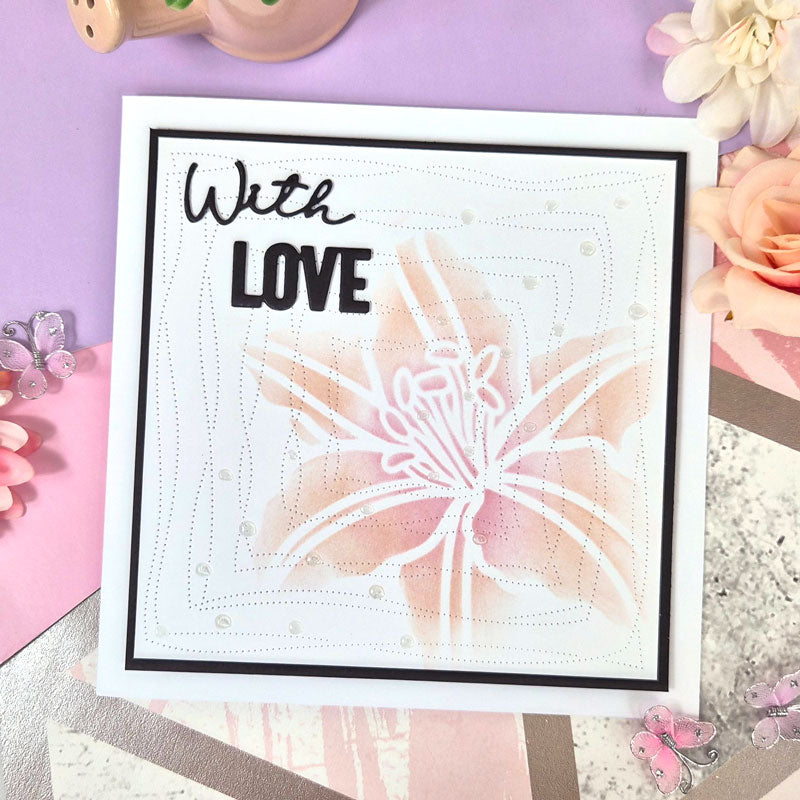 For the Love of Masks - Shaped Florals - Lily