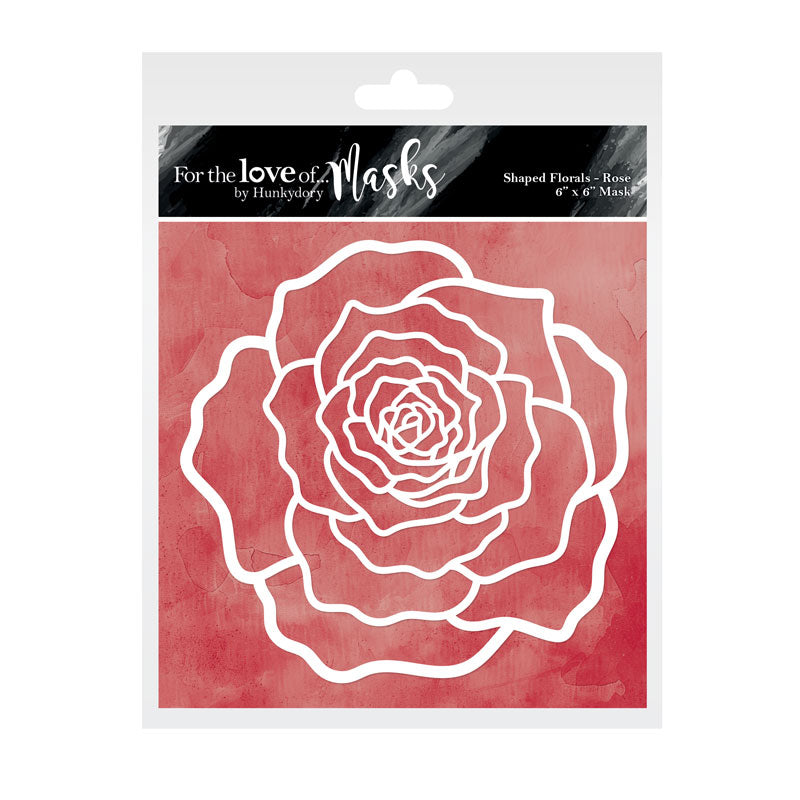 For the Love of Masks - Shaped Florals - Rose