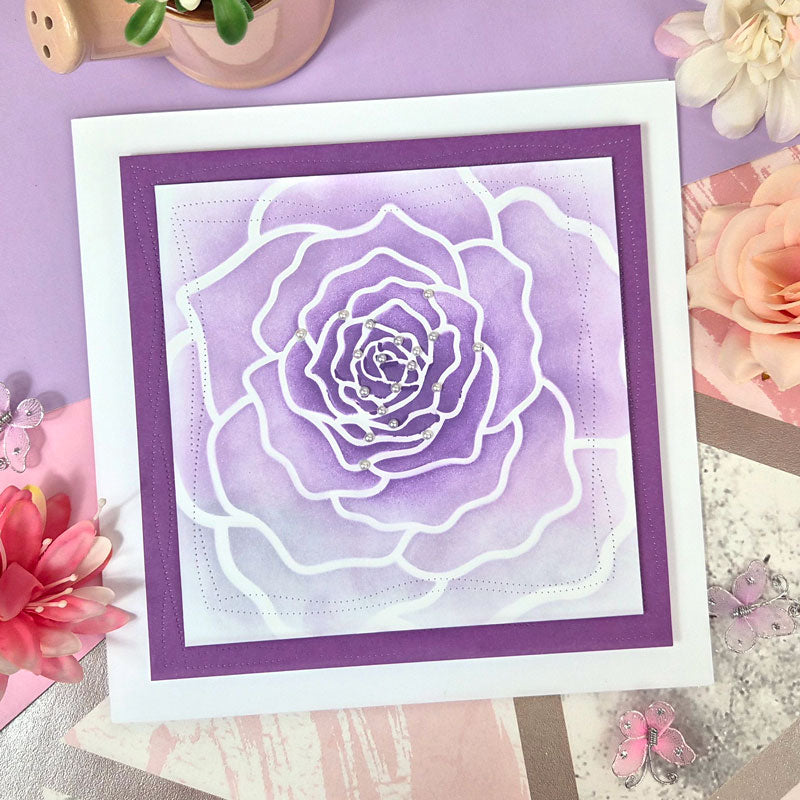 For the Love of Masks - Shaped Florals - Rose
