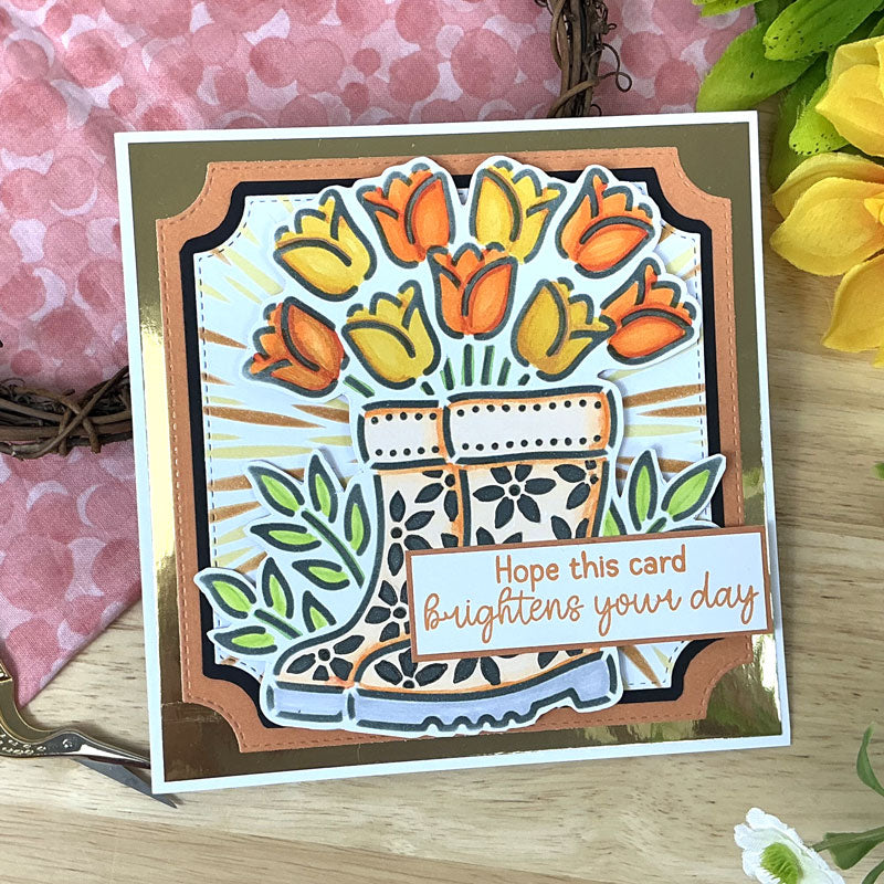 For the Love of Masks - Blooming Centrepiece - Wellies