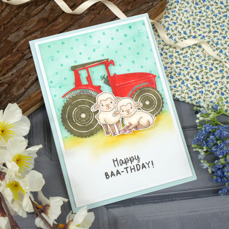 For the Love of Stamps - Lovely Lambs & Pigs