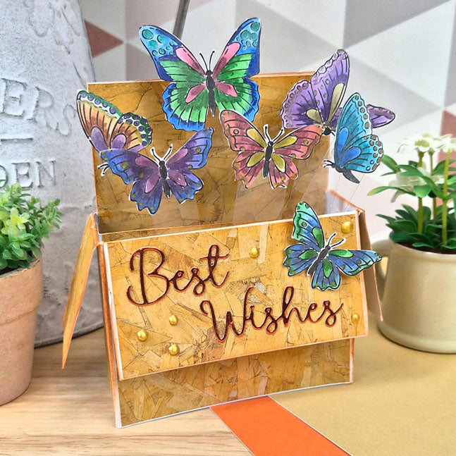 For the Love of Stamps - Butterflies, Bees & Dragonfly