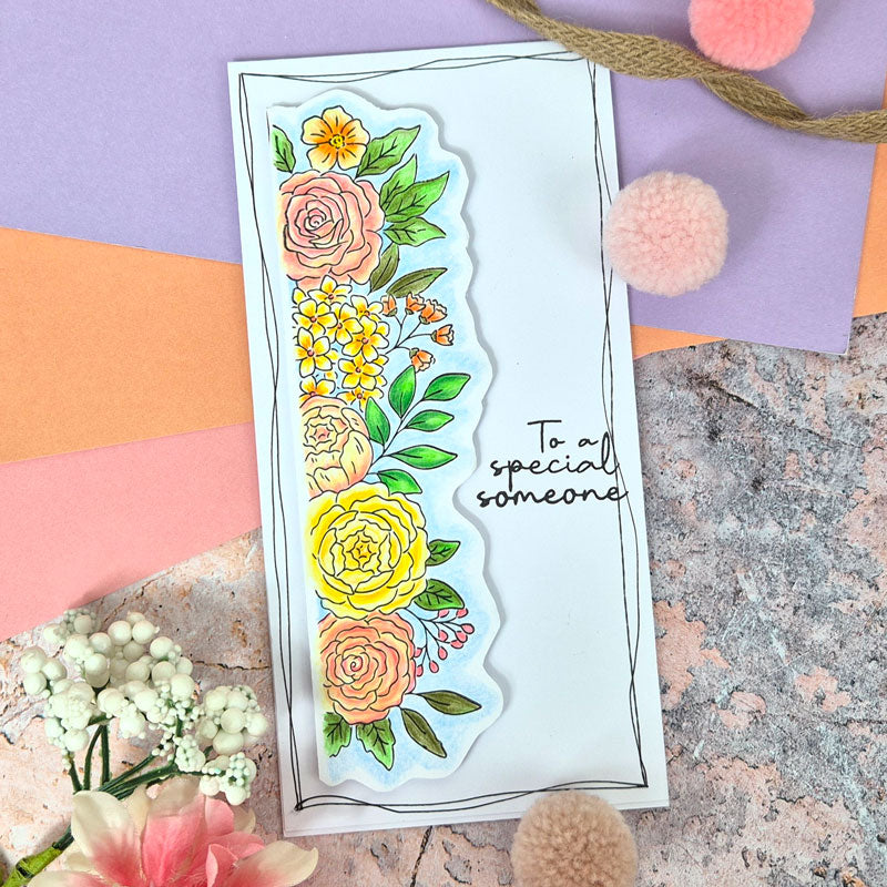 For the Love of Stamps - Graceful Floral Borders