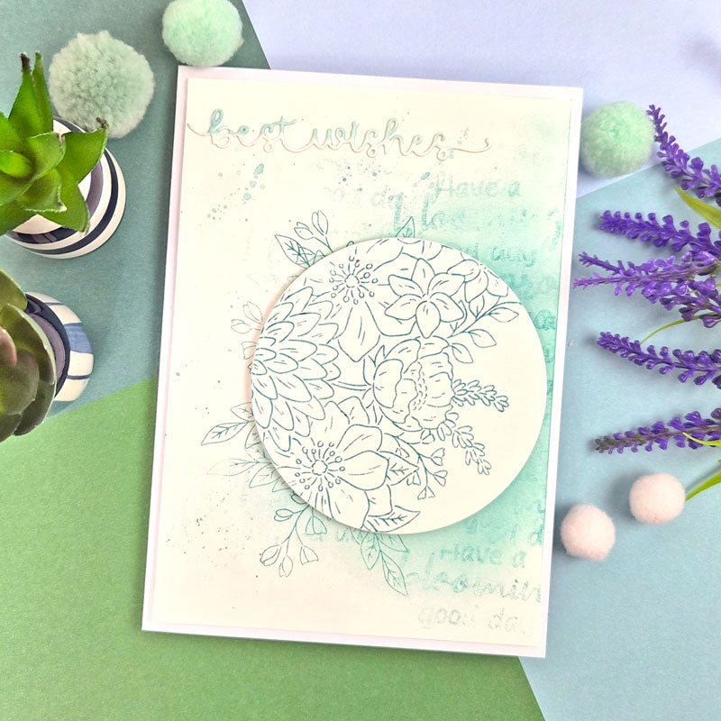 For the Love of Stamps - Graceful Floral Corners