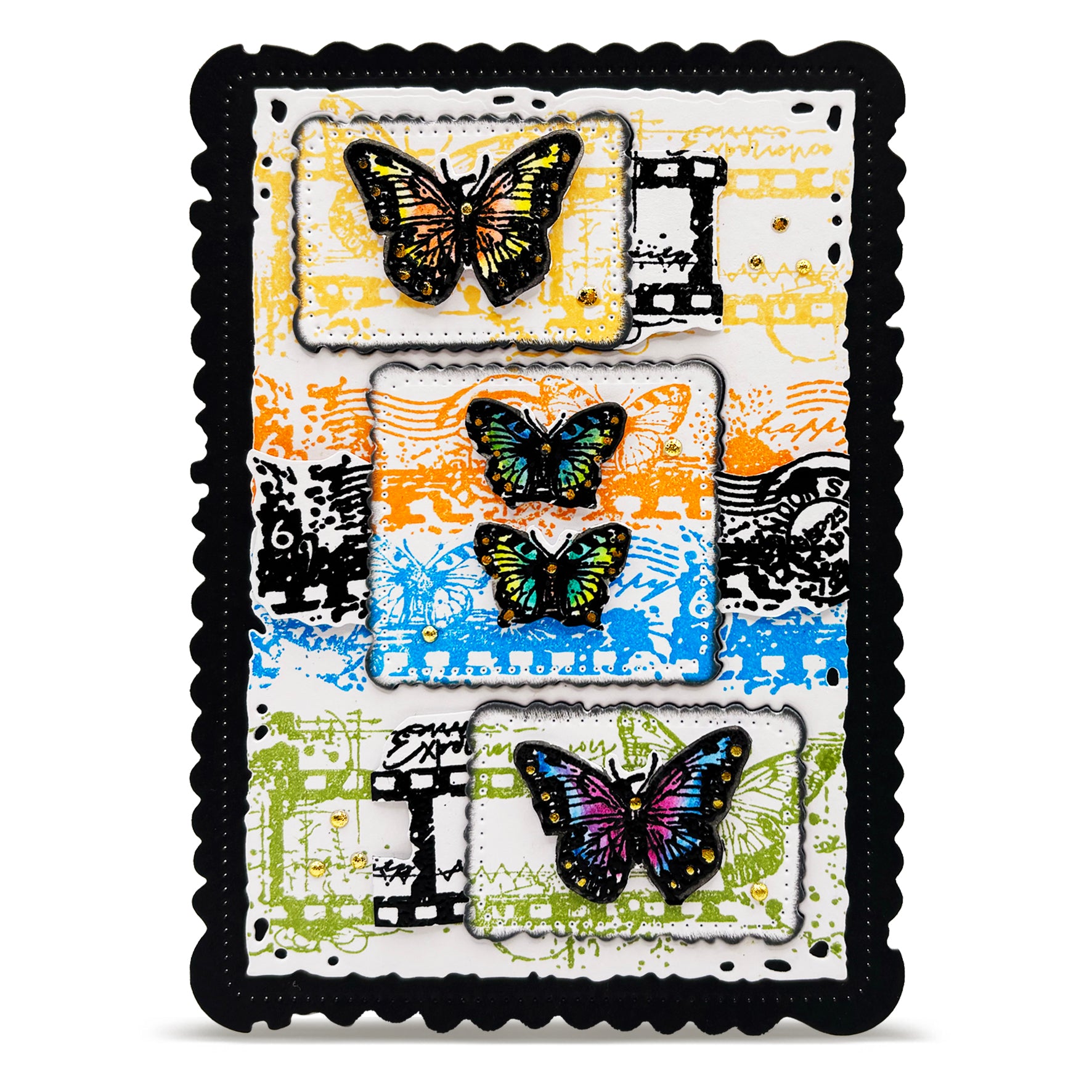AALL and Create - A6 Stamp Sets - Torn Prints