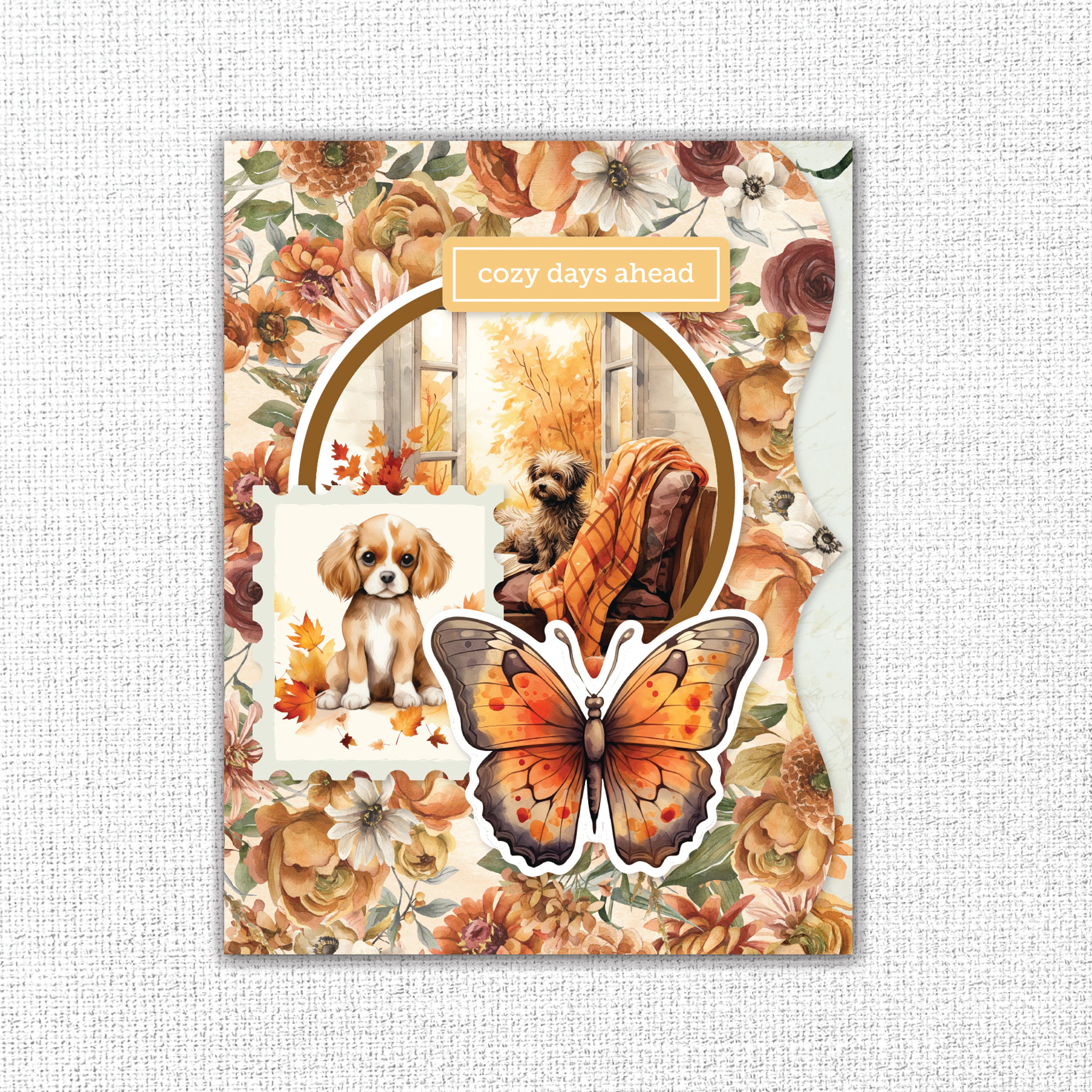 Autumn Florals Mini Folio Kit 35481