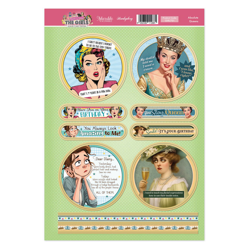 Here Come the Girls Topper Sheet - Absolute Queen
