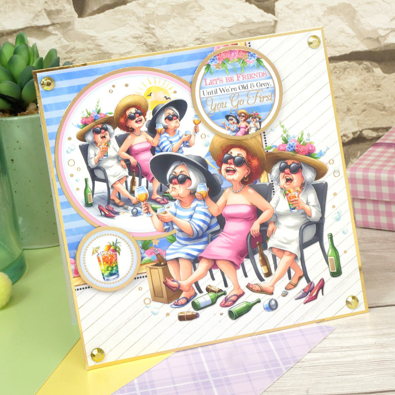 Keep Laughing Luxury Topper Set