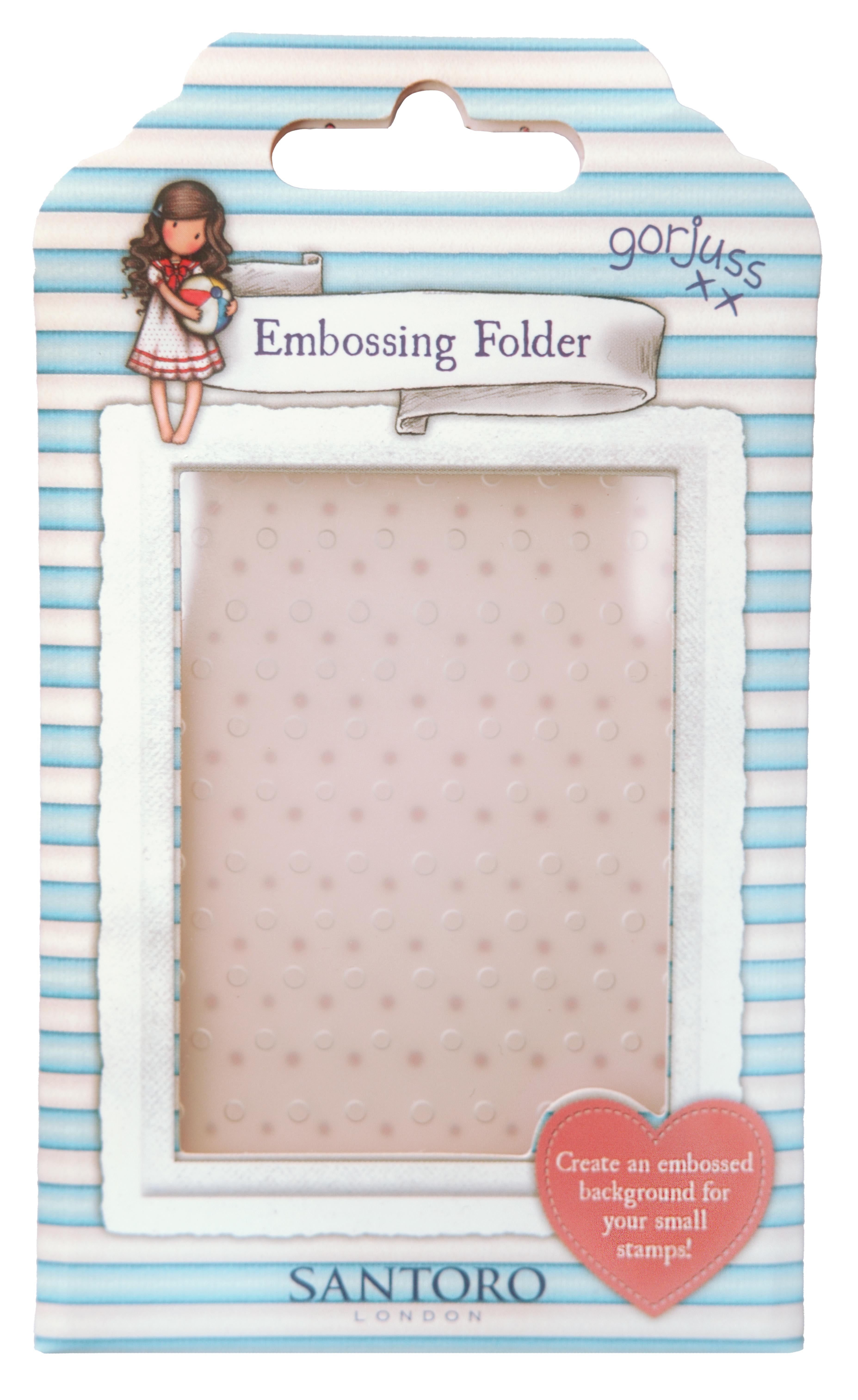 SAN Embossing Folder Dots Gorjuss Essentials 1 PC