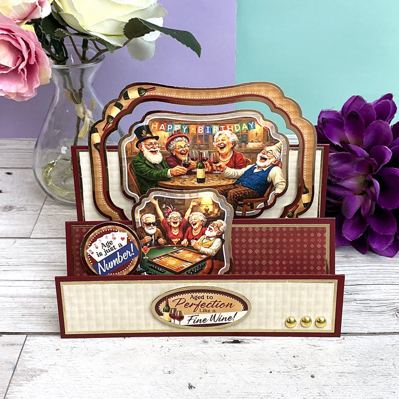 Golden Oldies - Senior Moments Luxury Card Toppers Kit
