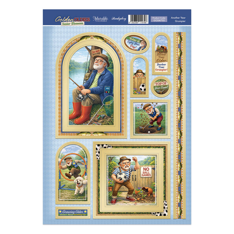 Golden Oldies - Senior Moments Topper Sheet - Another Year Grumpier