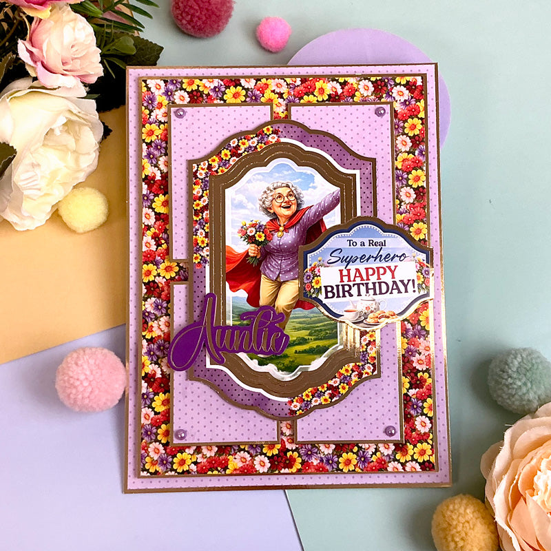 Golden Oldies - Senior Moments Luxury Card Toppers Kit