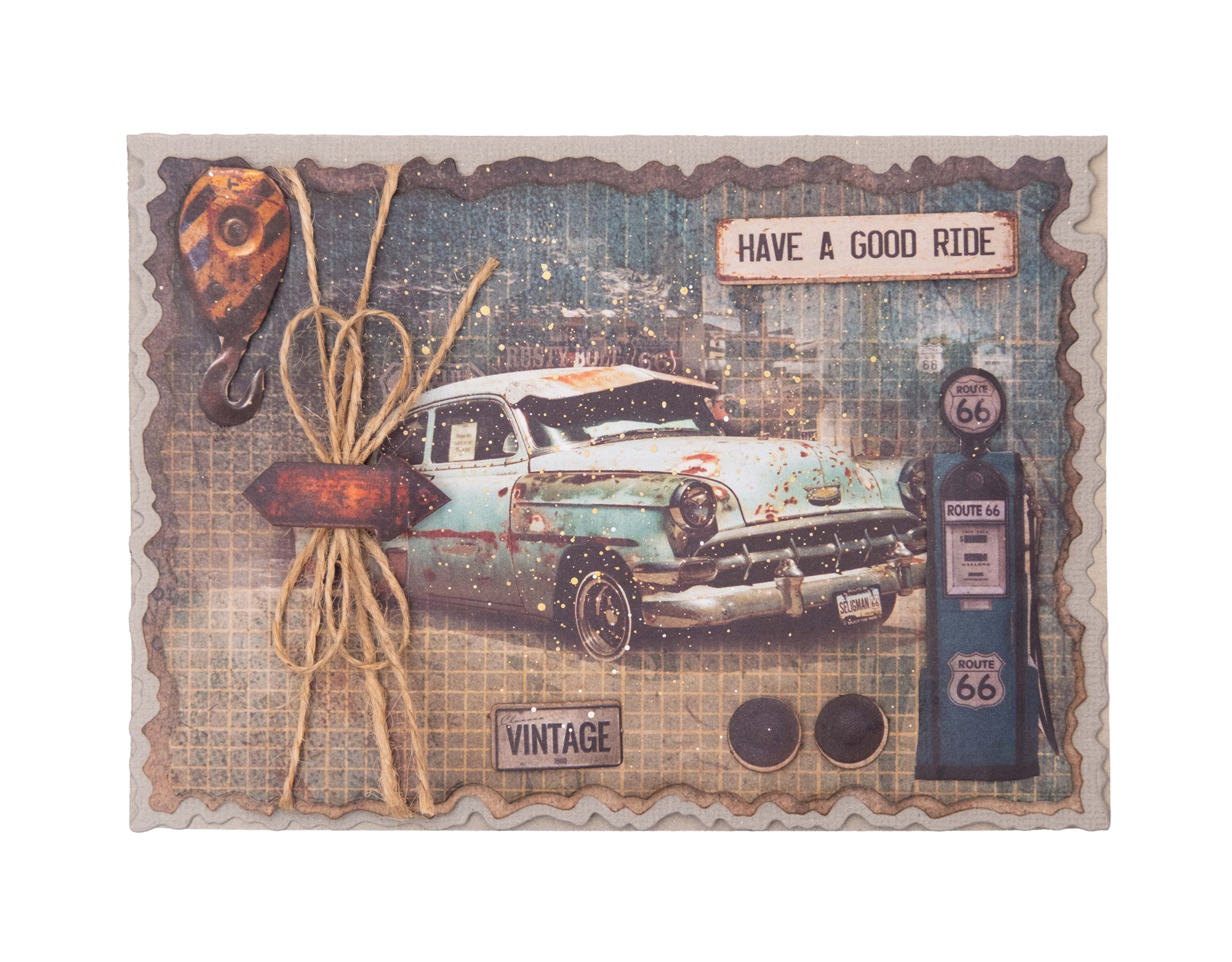 SL Die-Cut Paper Pad Die-Cut Elements Gearhead's Workshop 20 Sheets