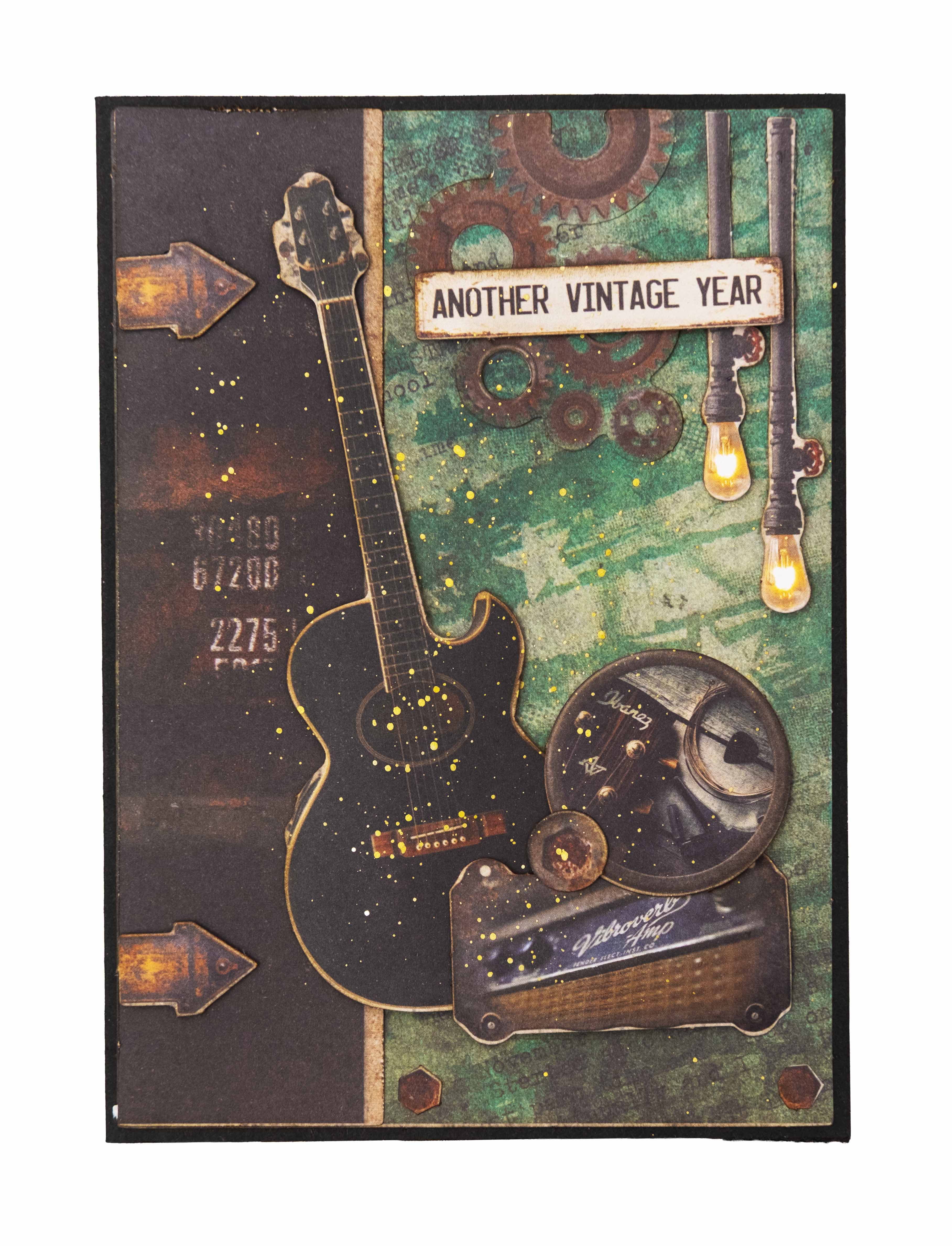 SL Die-Cut Paper Pad Die-Cut Elements Gearhead's Workshop 20 Sheets