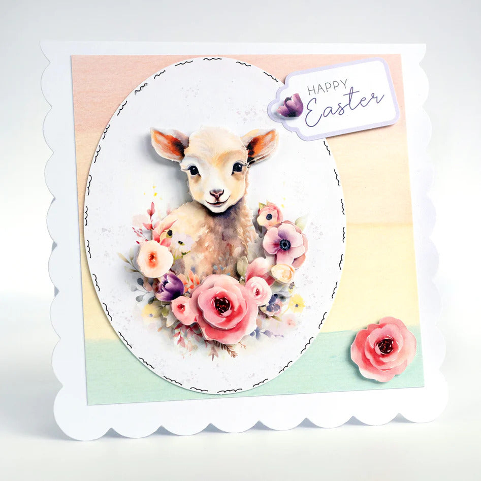 Die Cut Decoupage – Little Lambs (pack of 3)