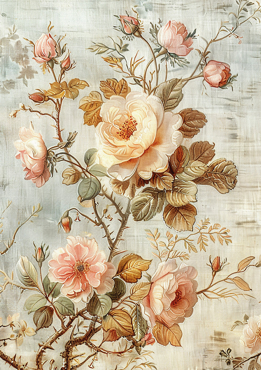 Tissue Paper A4 6/Pkg 18th Century