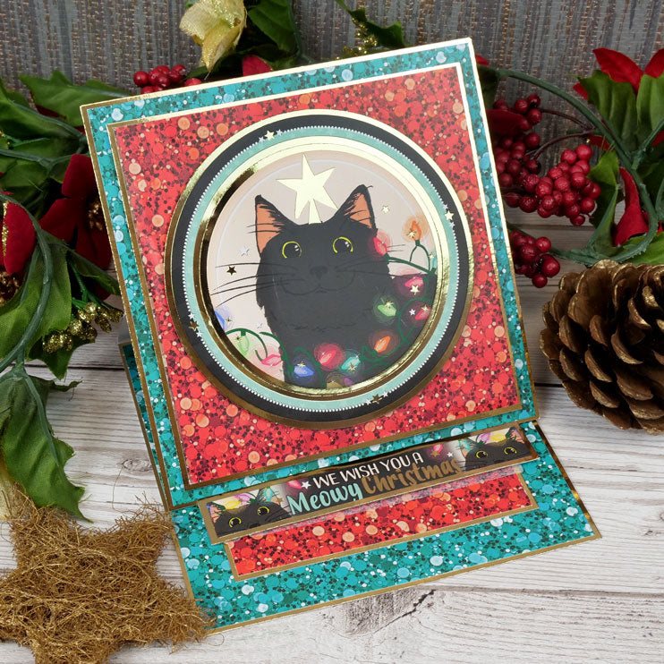 Hunkydory Topper Favourites - Meowy Christmas