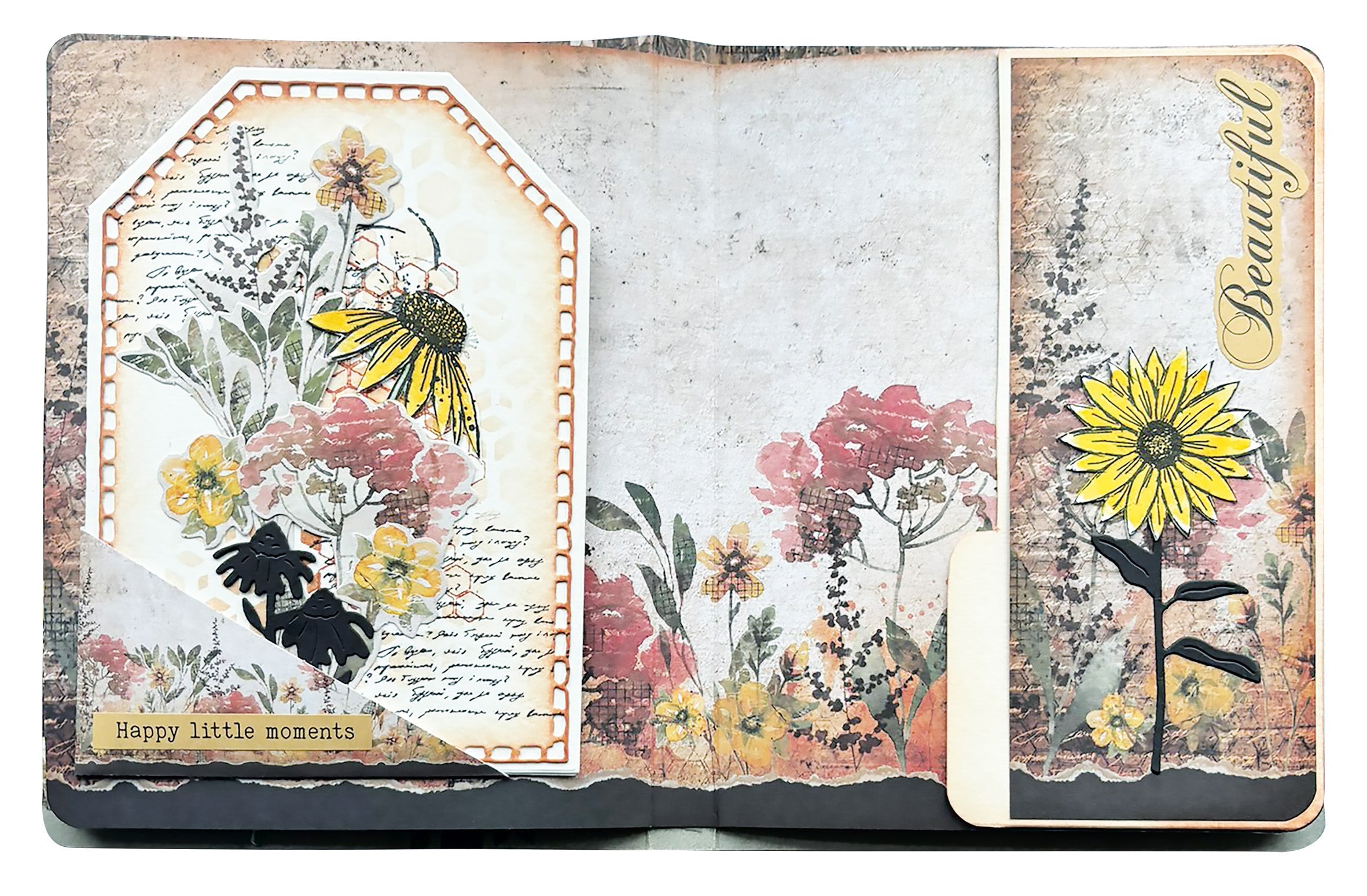 HE Stencil Memory Journal Sweet Bee Memories 4 PC