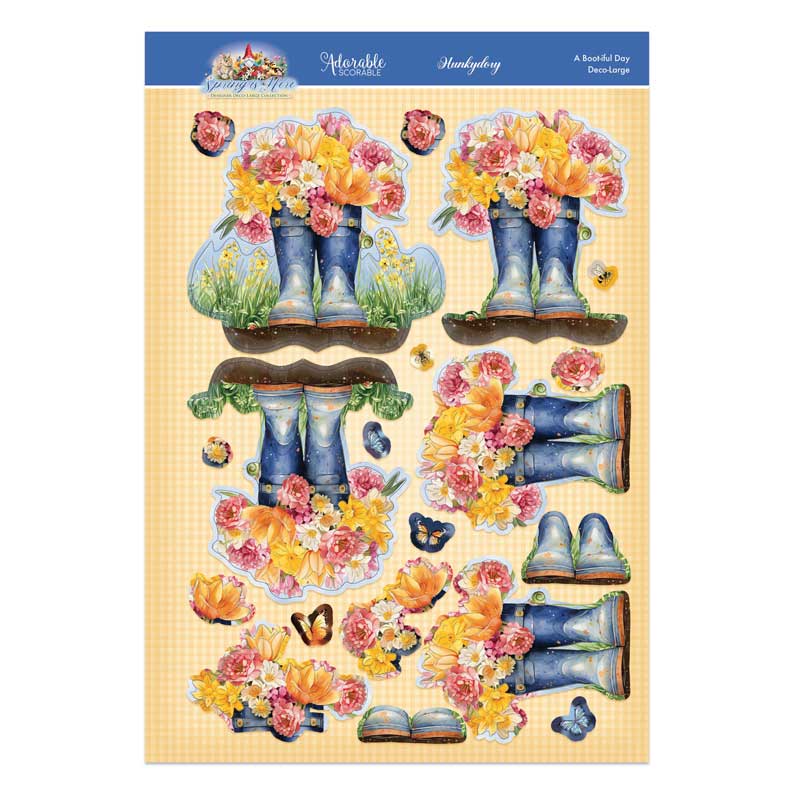 Spring is Here Deco-Large Set - A Boot-iful Day
