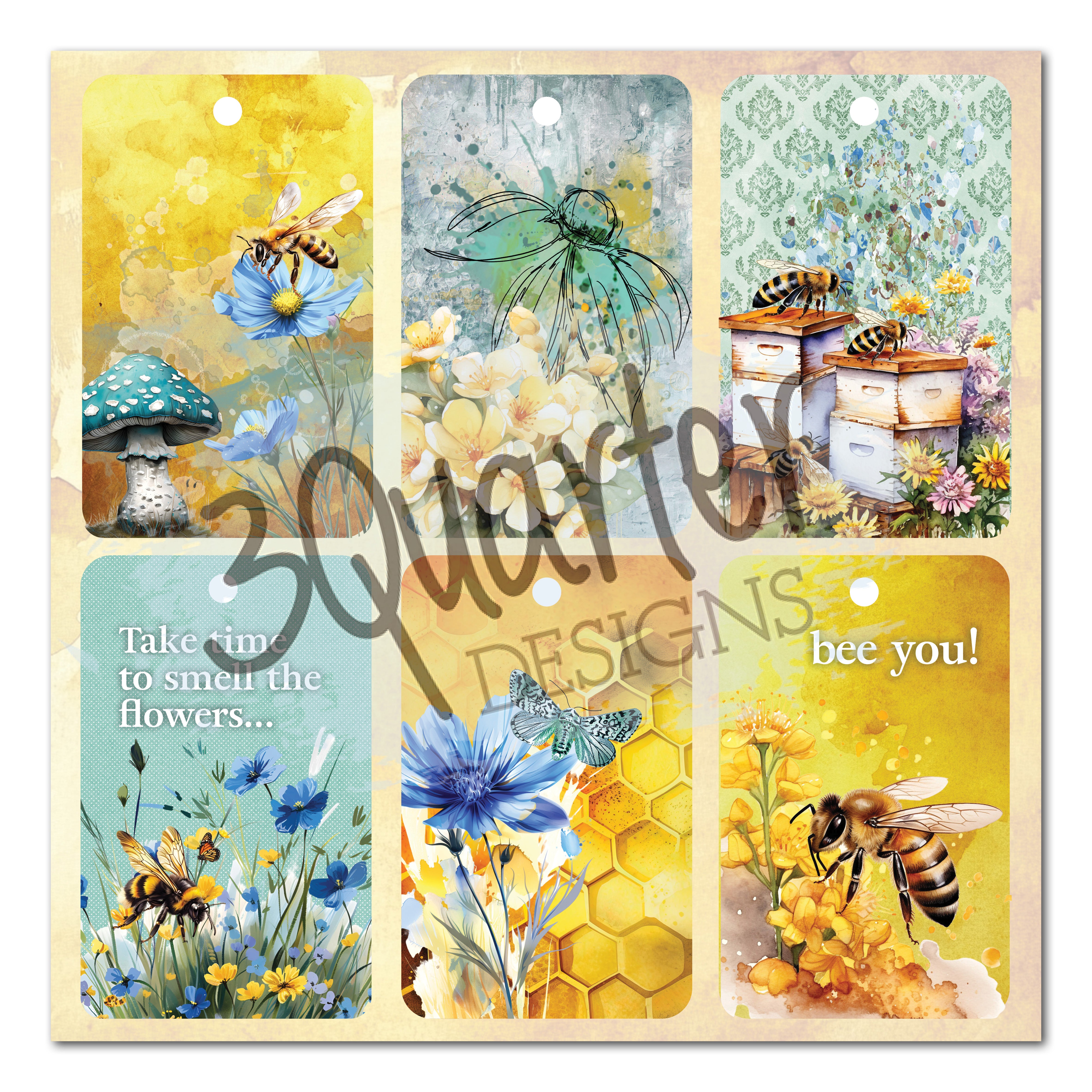 3Quarter Designs Honey Fields 8x8 Paper Pack & Diecuts Set