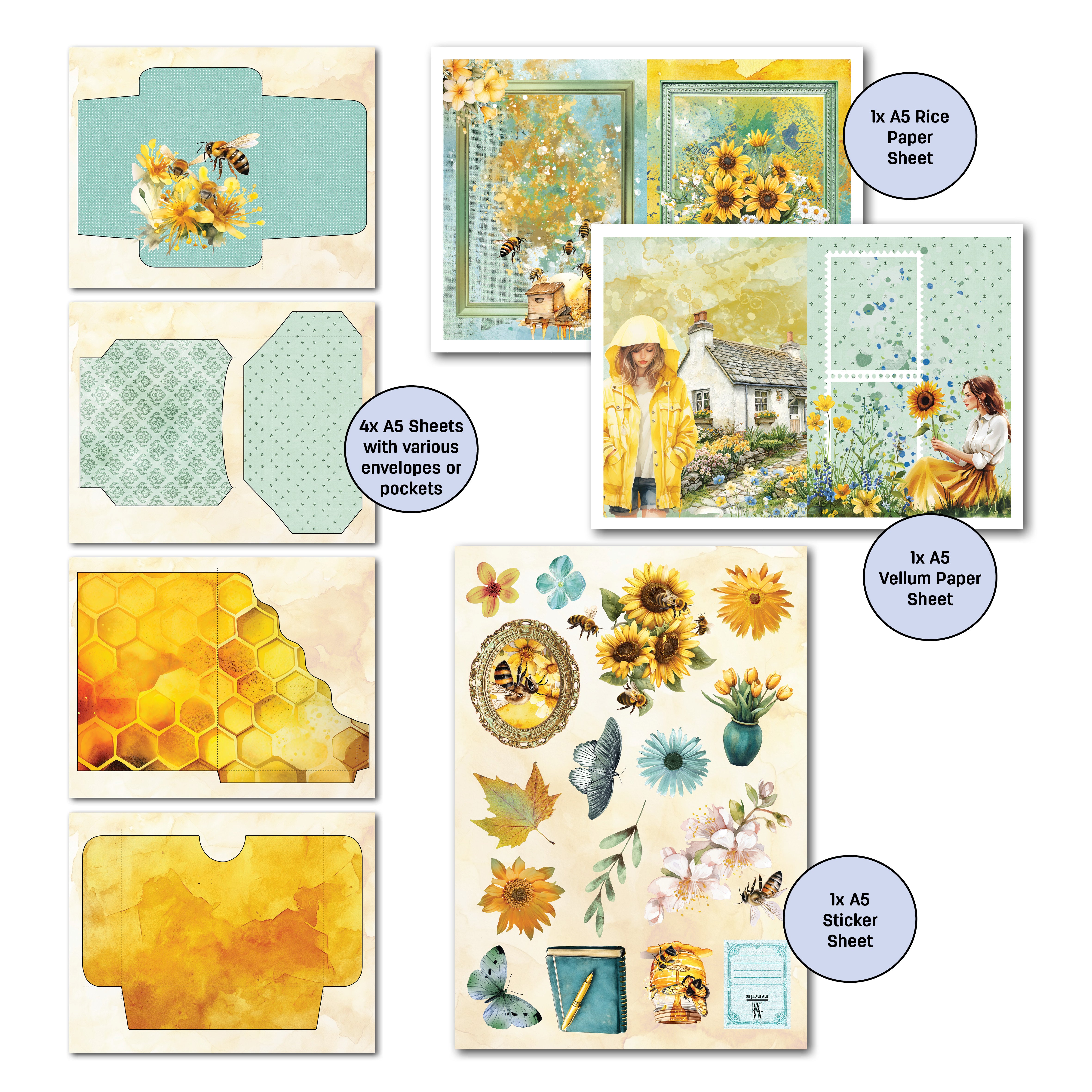 3Quarter Designs Honey Fields - Gimme More Pack