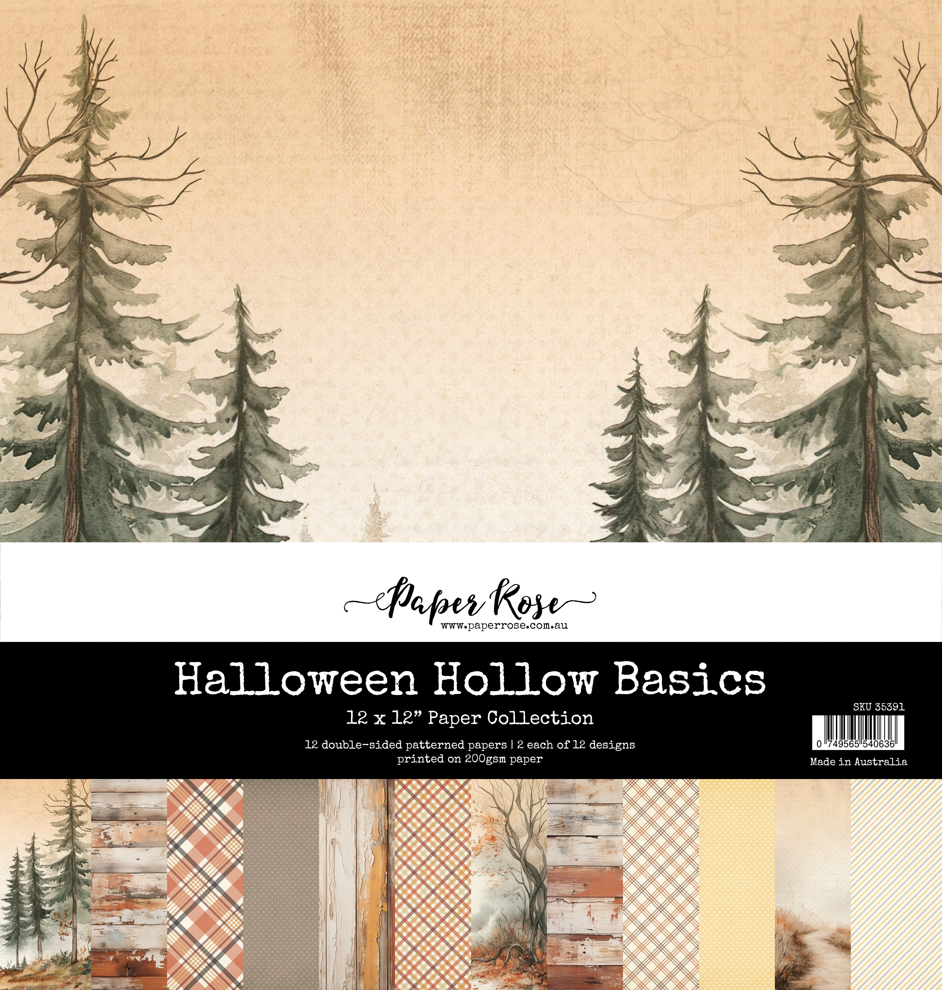 Halloween Hollow Basics 12x12 Paper Collection 35391