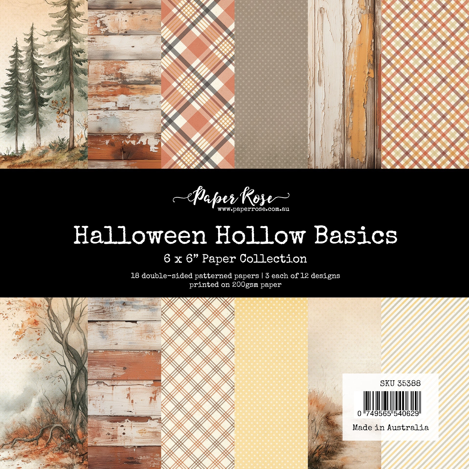 Halloween Hollow Basics 6x6 Paper Collection 35388