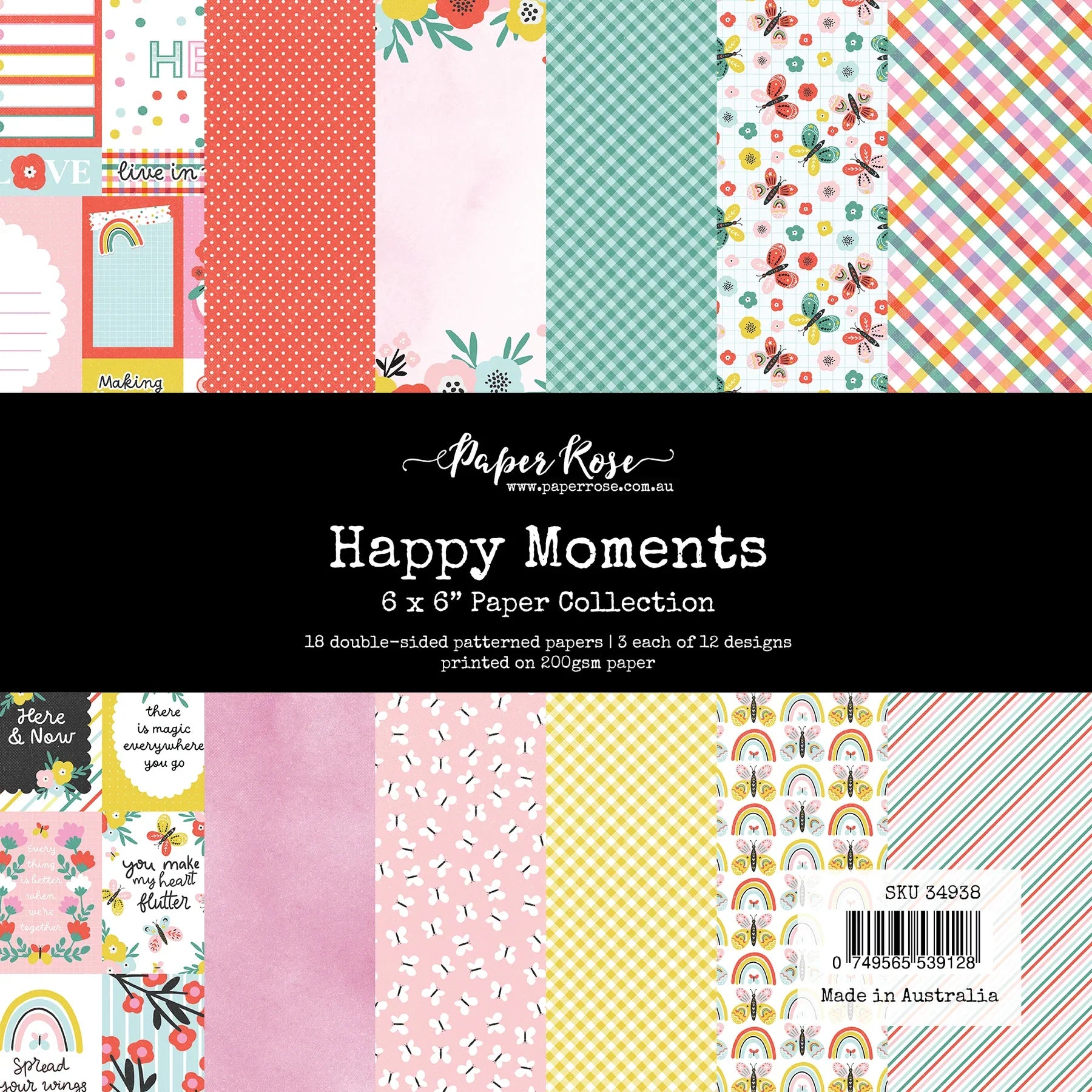 Happy Moments 6x6 Paper Collection 34938