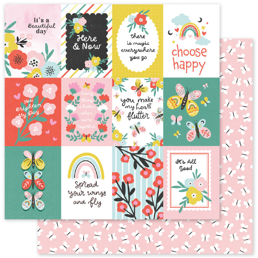 Happy Moments D 12 x 12 Paper (12 pc Bulk Pack) 34953