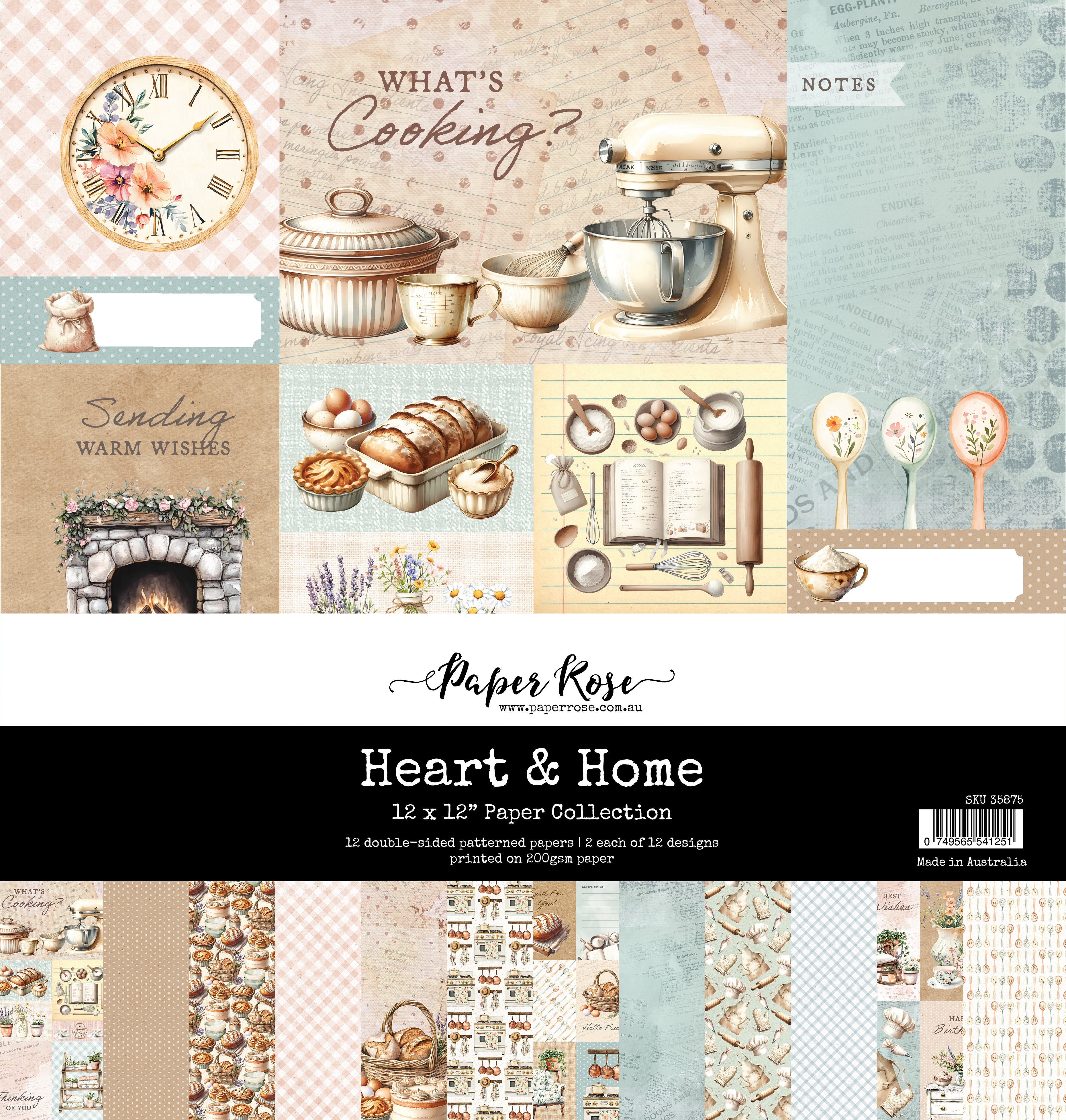 Heart & Home 12x12 Paper Collection 35875