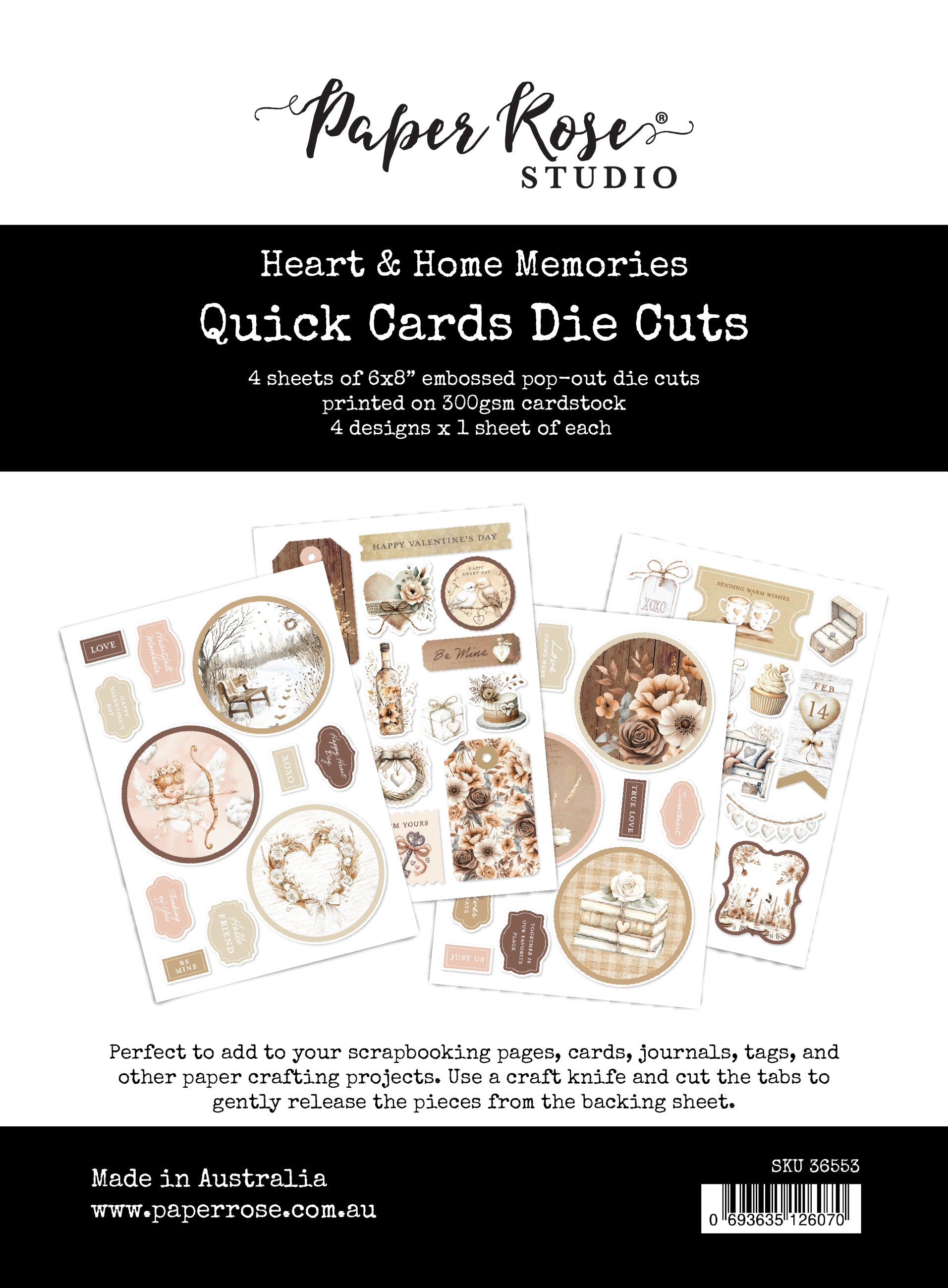 Heart & Home Memories 6x8 Quick Card Die Cuts 36553