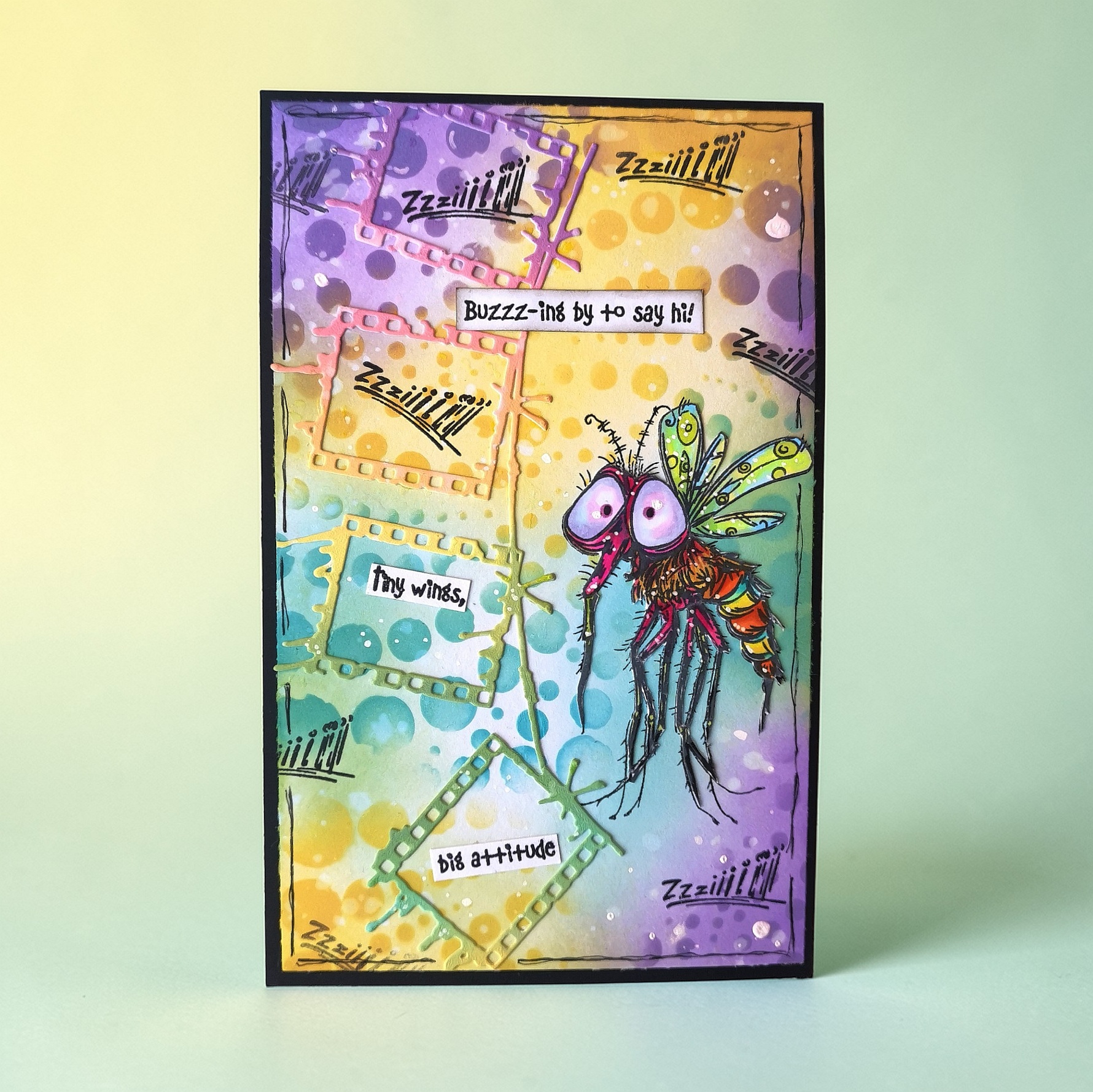 AALL and Create - 6"x6" Stencil - Center Spin