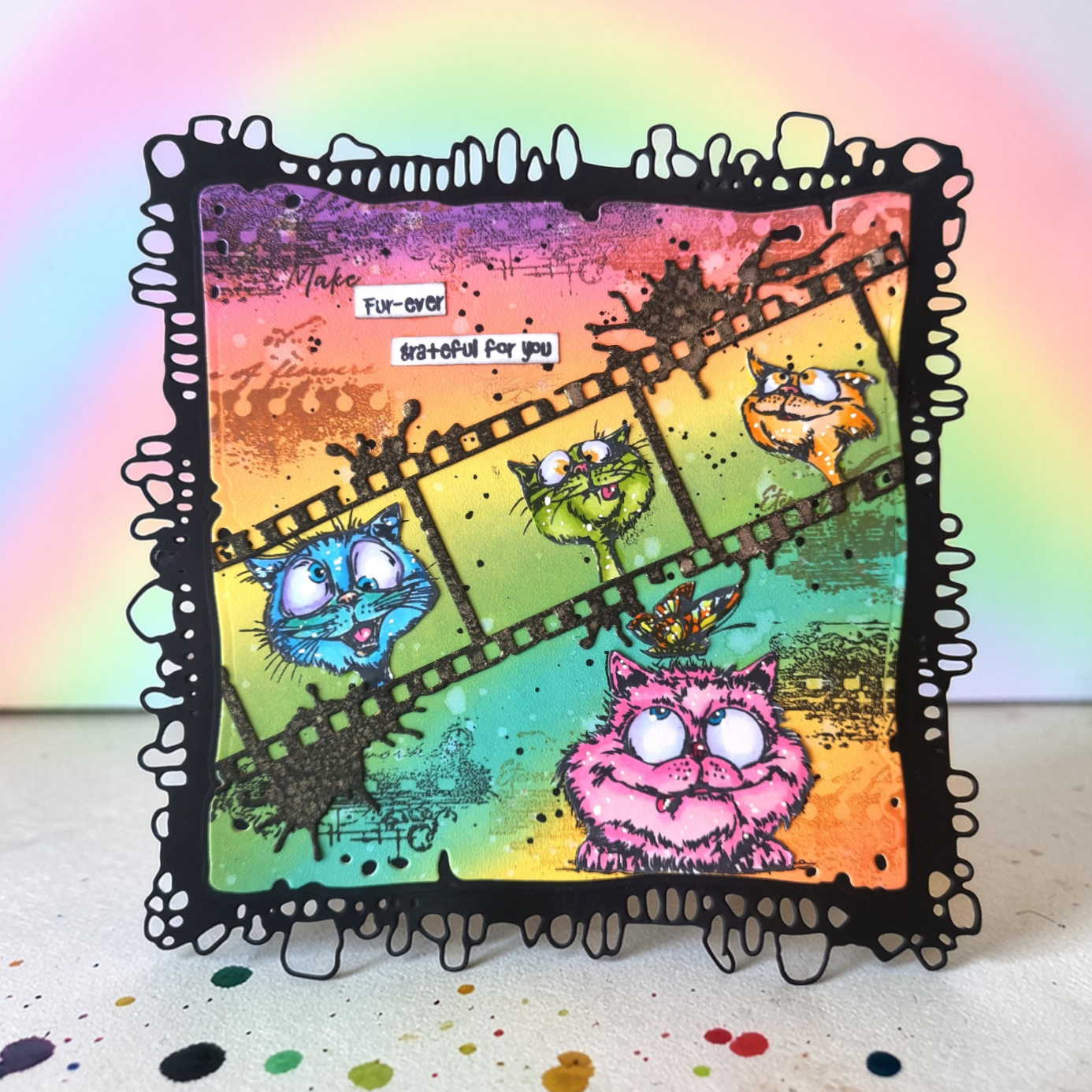 AALL and Create - A6 Stamp Sets - Torn Prints