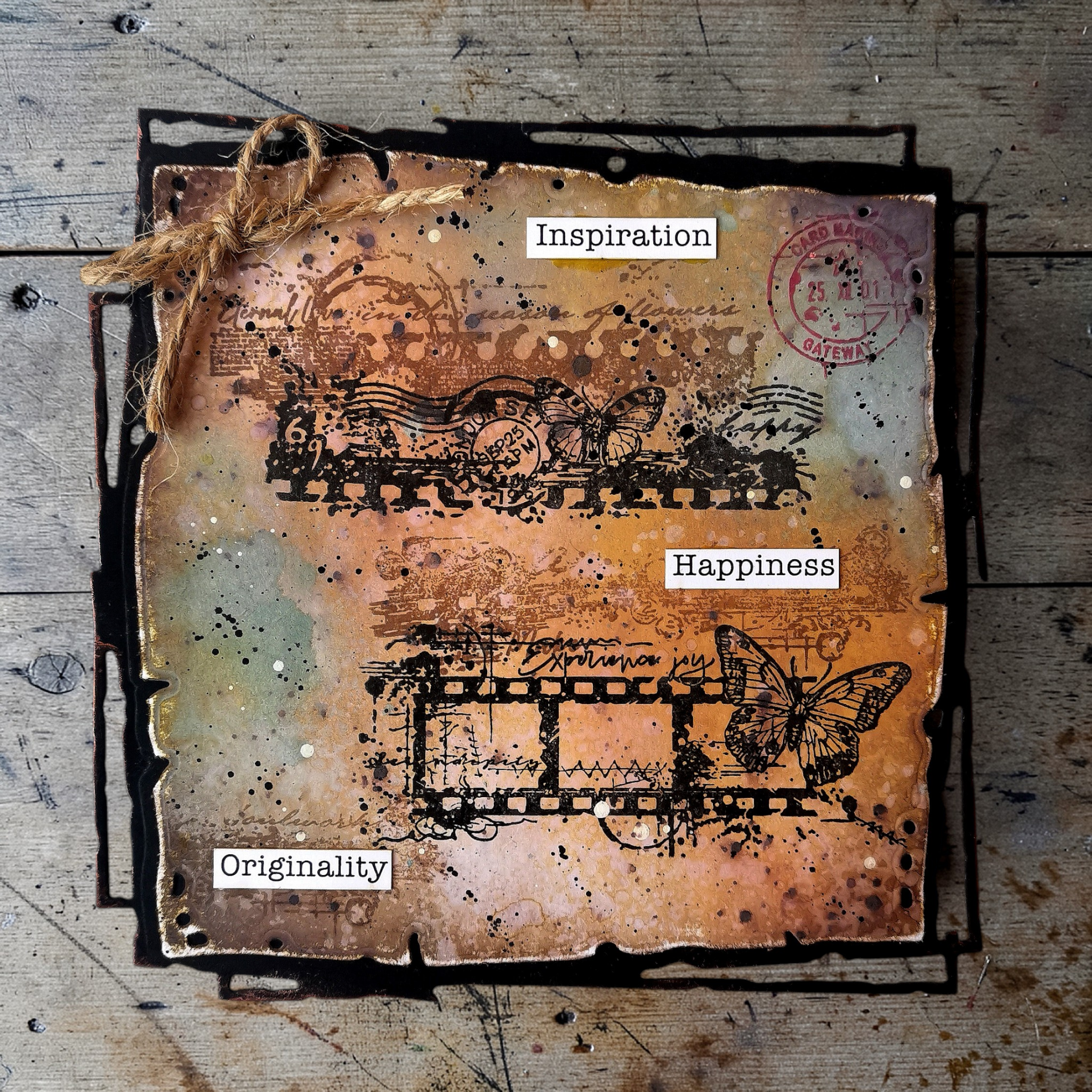 AALL and Create - A6 Stamp Sets - Torn Prints