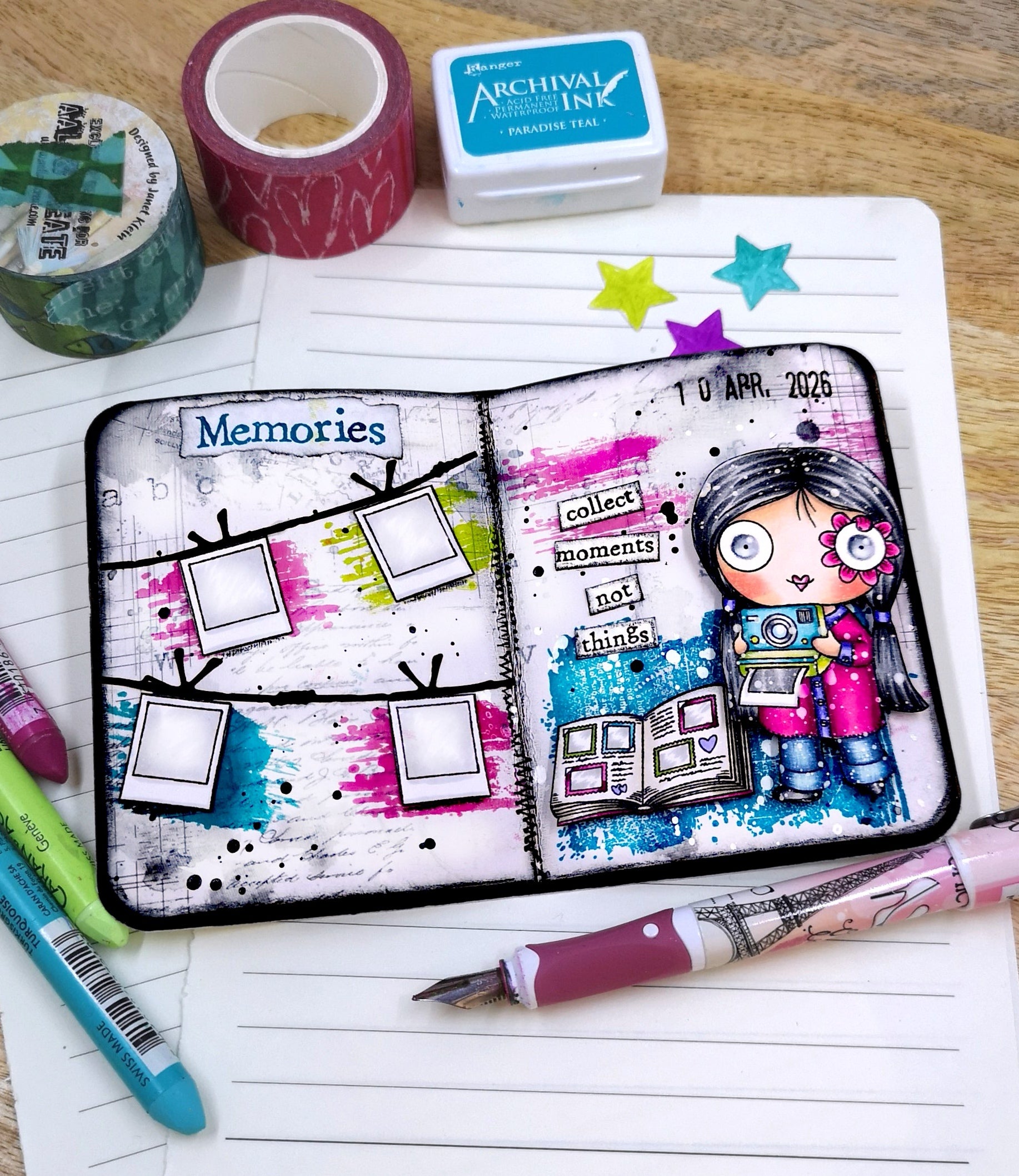 AALL and Create - A6 Stamp Sets - Sewn Sparks