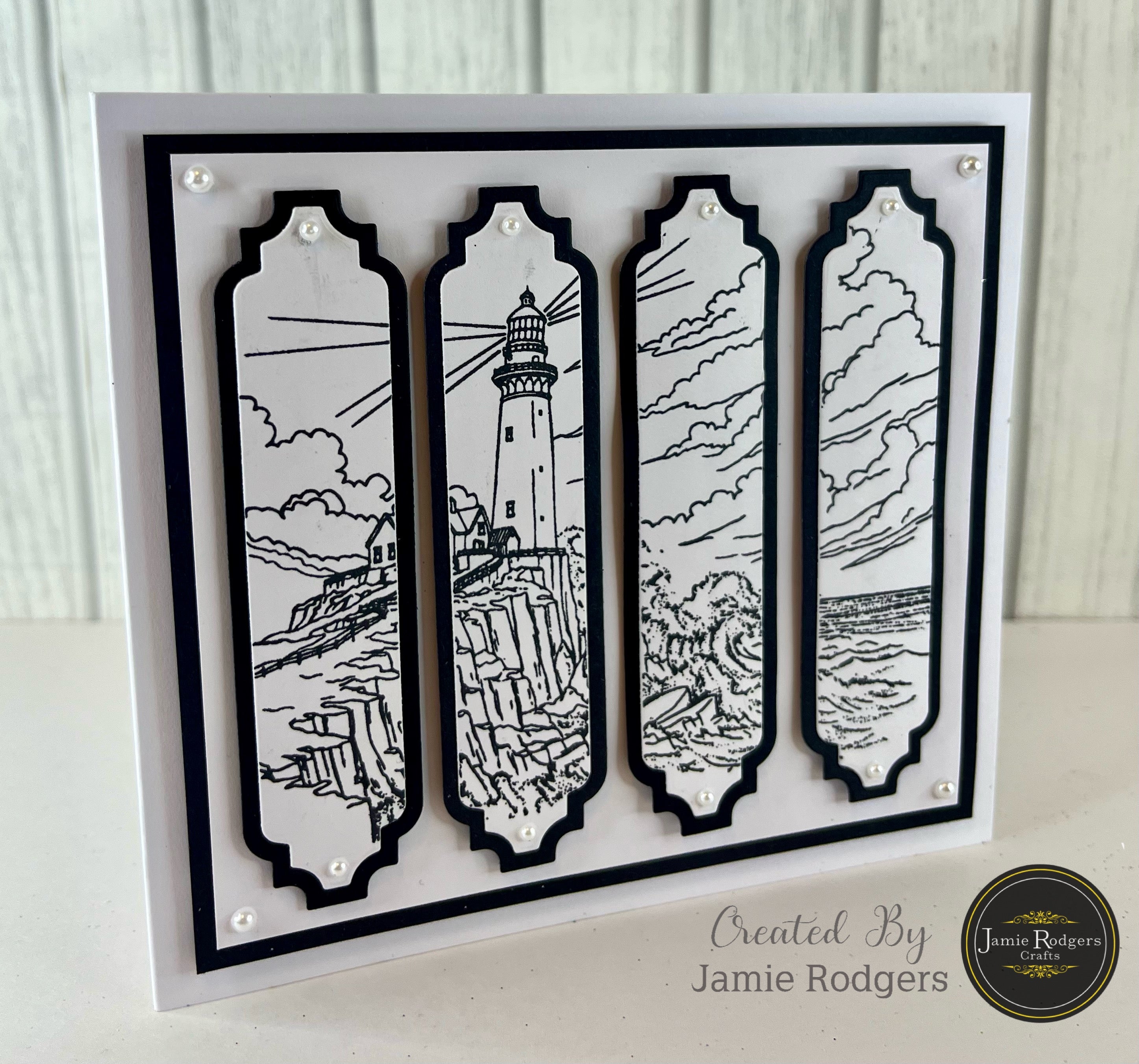 Jamie Rodgers Crafts Lighthouse A6 Clear Stamp Set