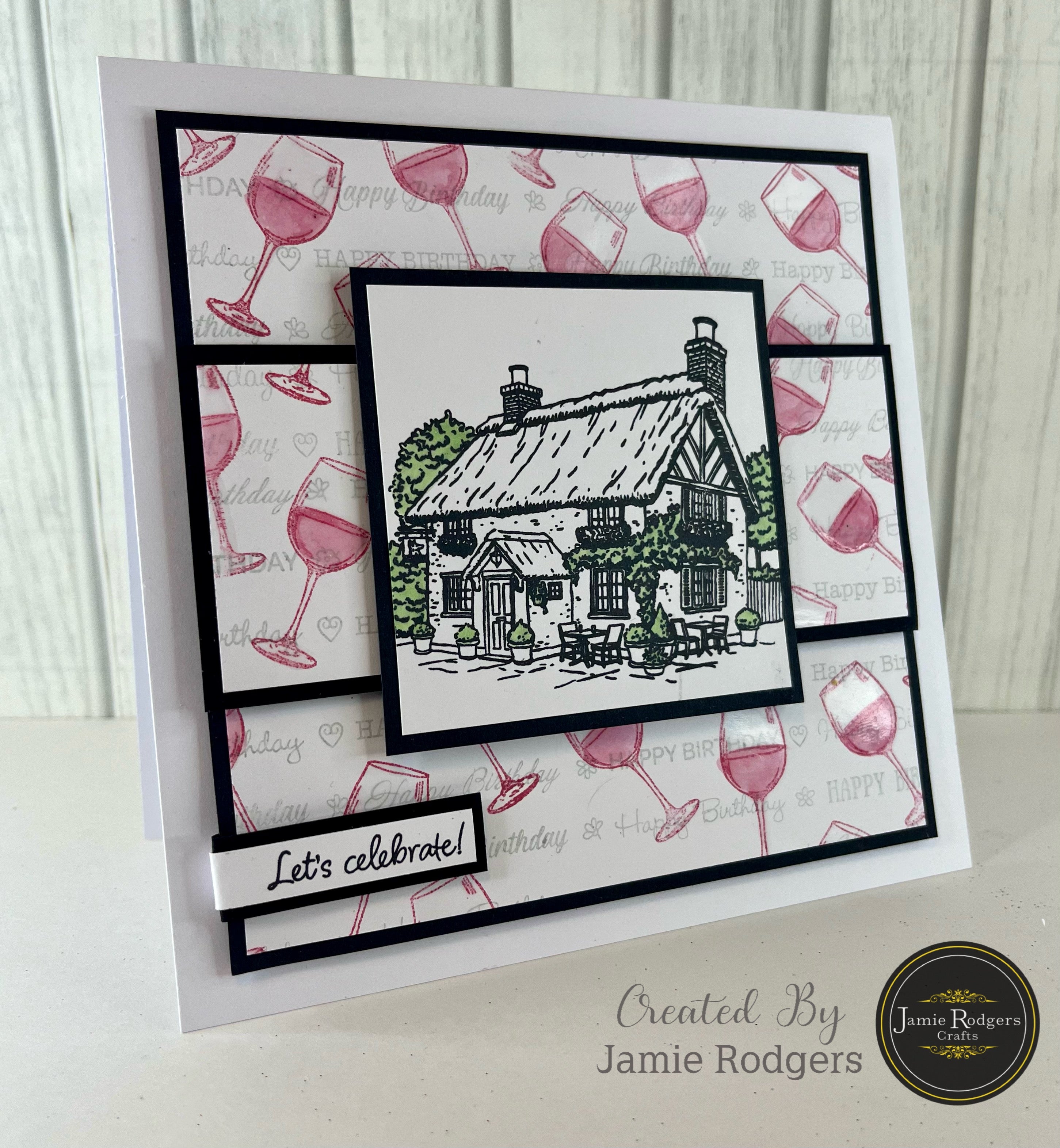 Jamie Rodgers Crafts Village Pub A6 Clear Stamp Set