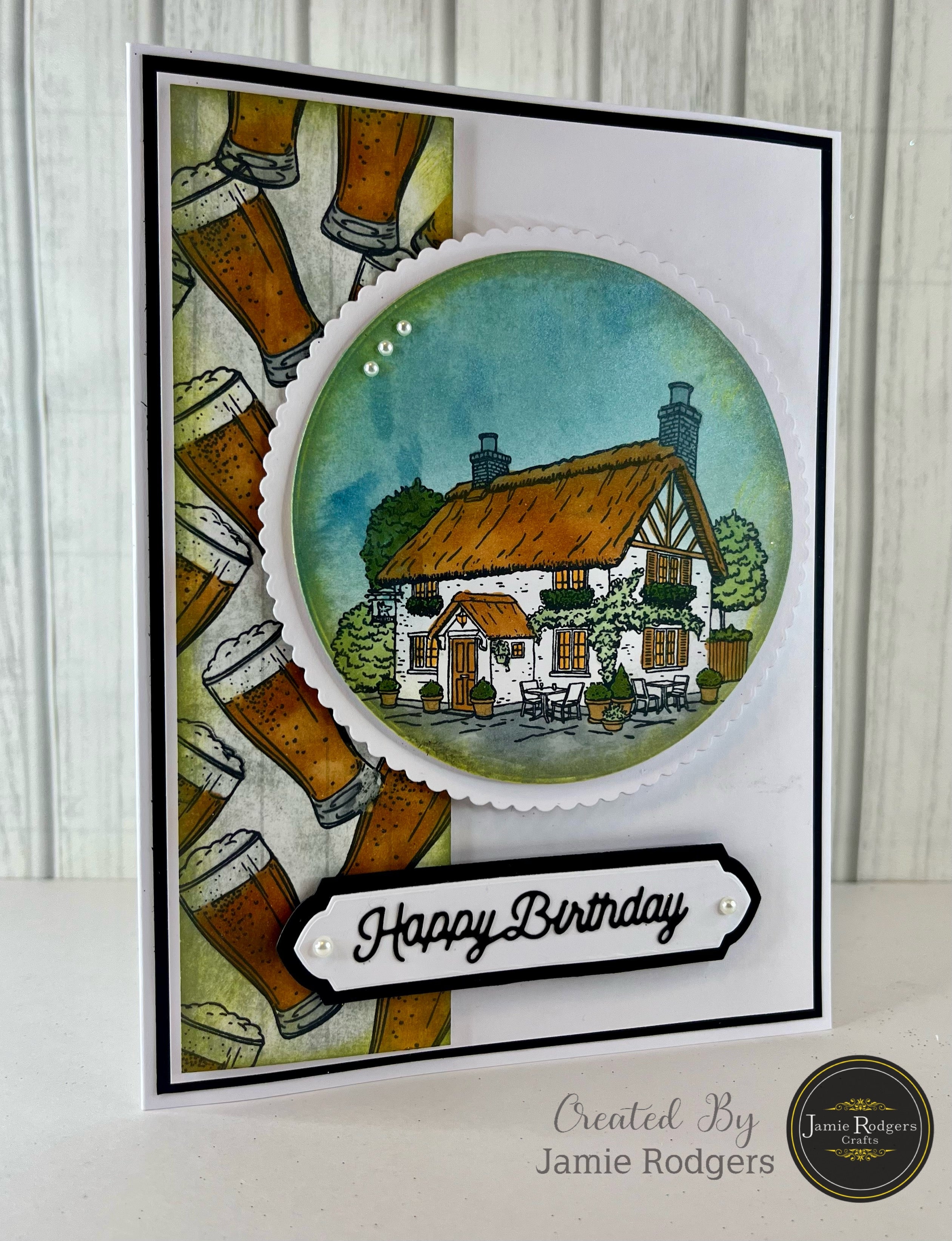 Jamie Rodgers Crafts Village Pub A6 Clear Stamp Set