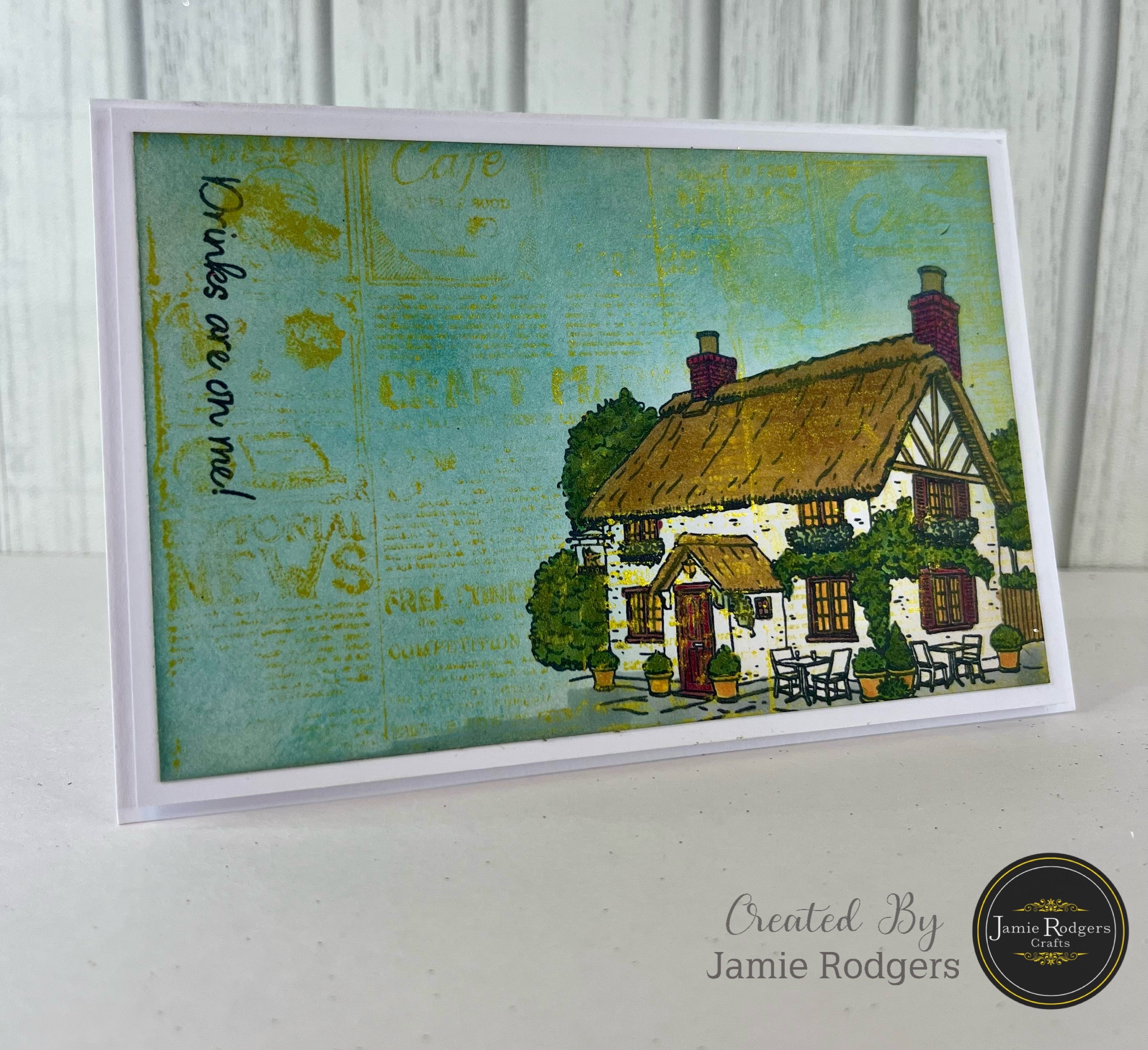 Jamie Rodgers Crafts Village Pub A6 Clear Stamp Set