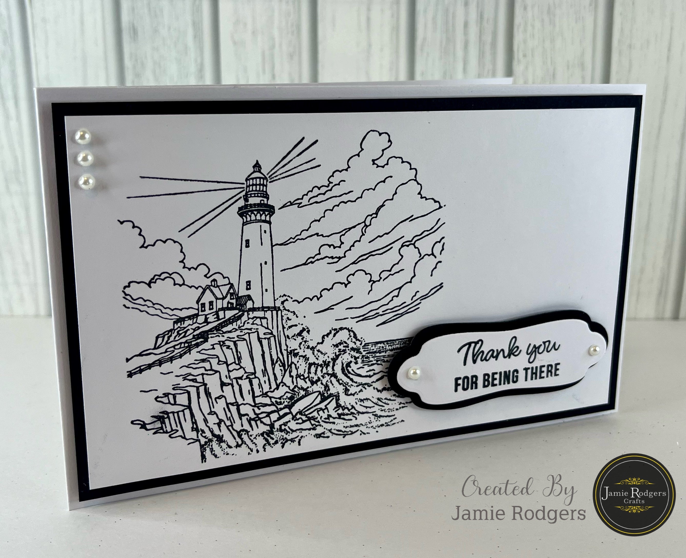 Jamie Rodgers Crafts Lighthouse A6 Clear Stamp Set