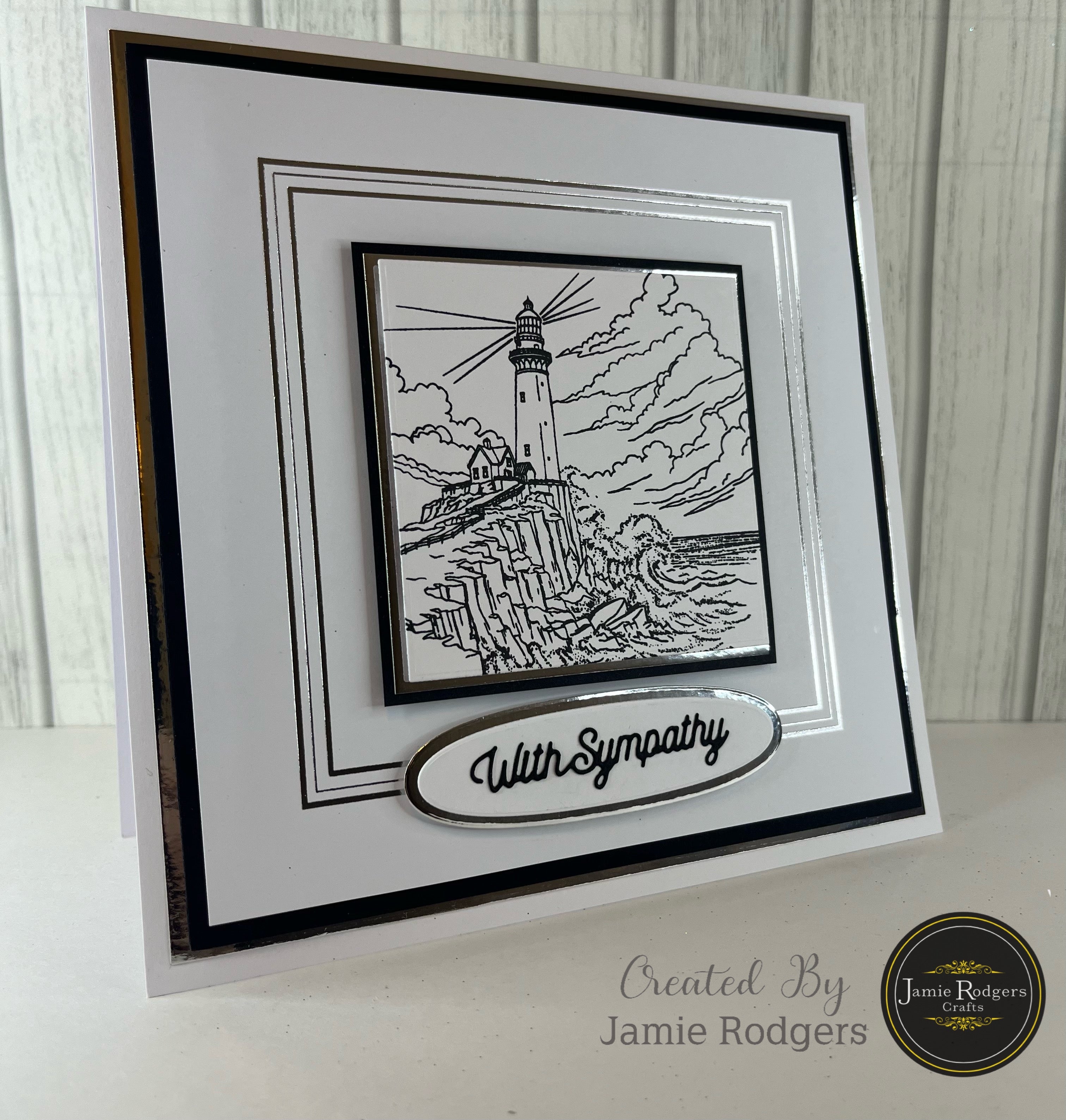 Jamie Rodgers Crafts Lighthouse A6 Clear Stamp Set
