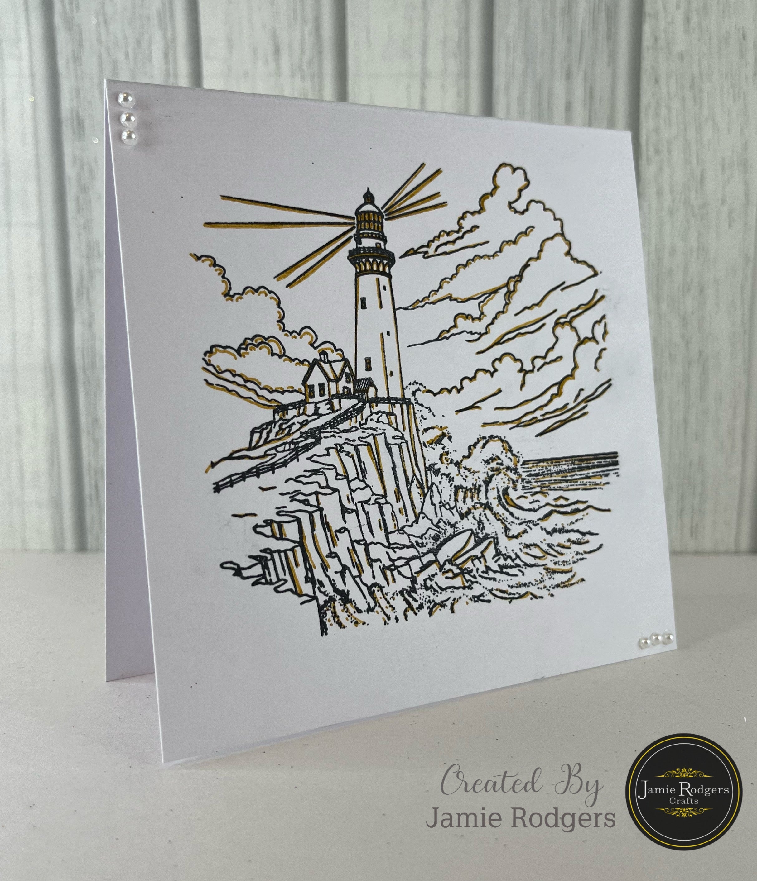 Jamie Rodgers Crafts Lighthouse A6 Clear Stamp Set