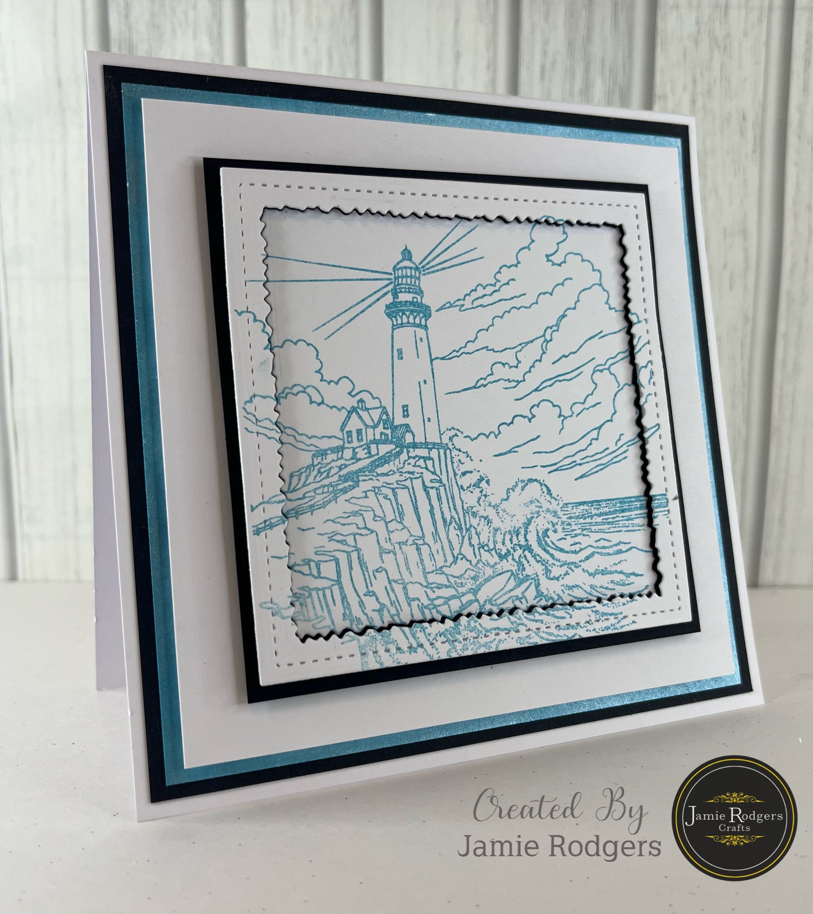 Jamie Rodgers Crafts Lighthouse A6 Clear Stamp Set