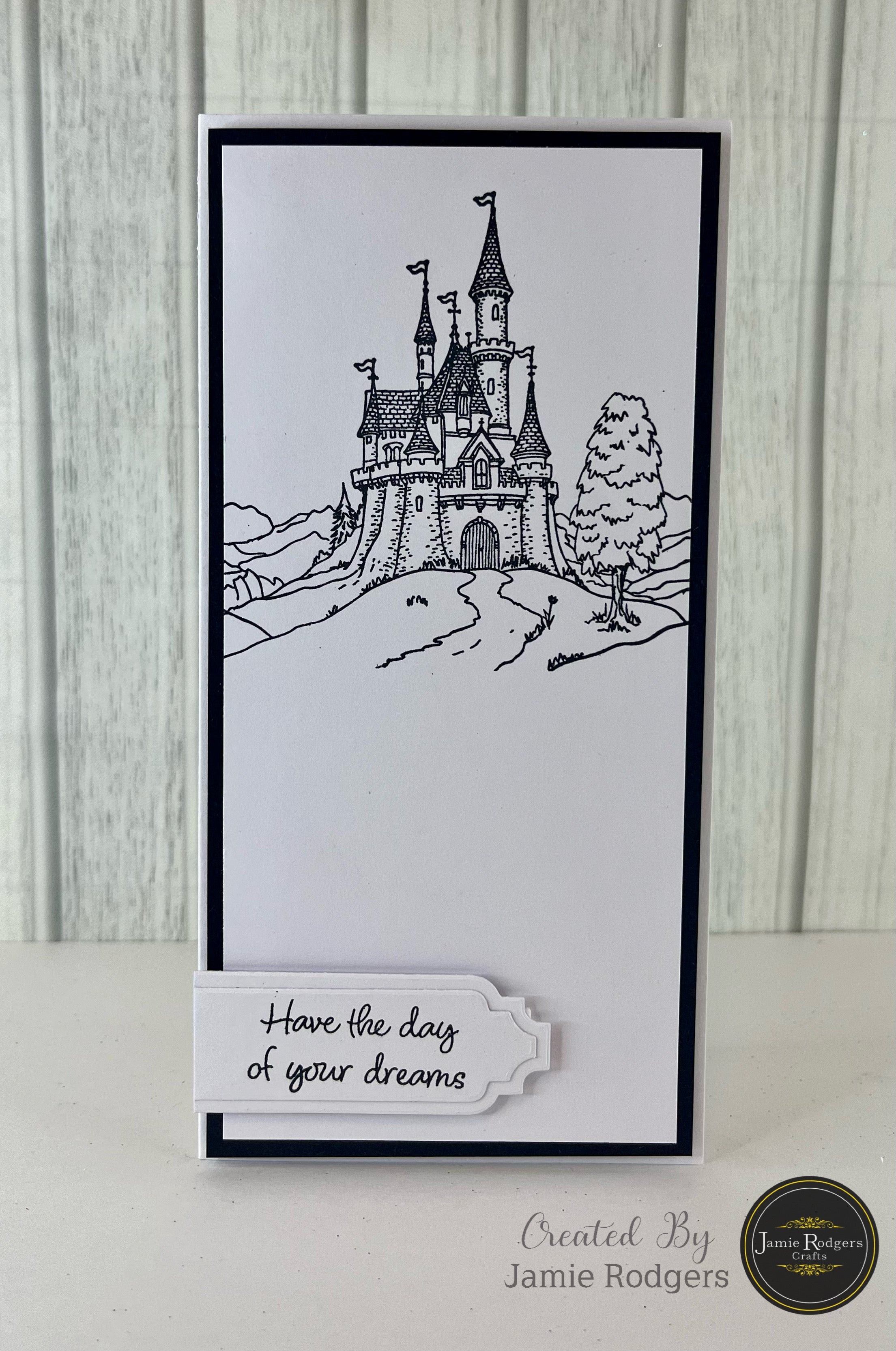 Jamie Rodgers Crafts Fairytale Castle A6 Clear Stamp Set