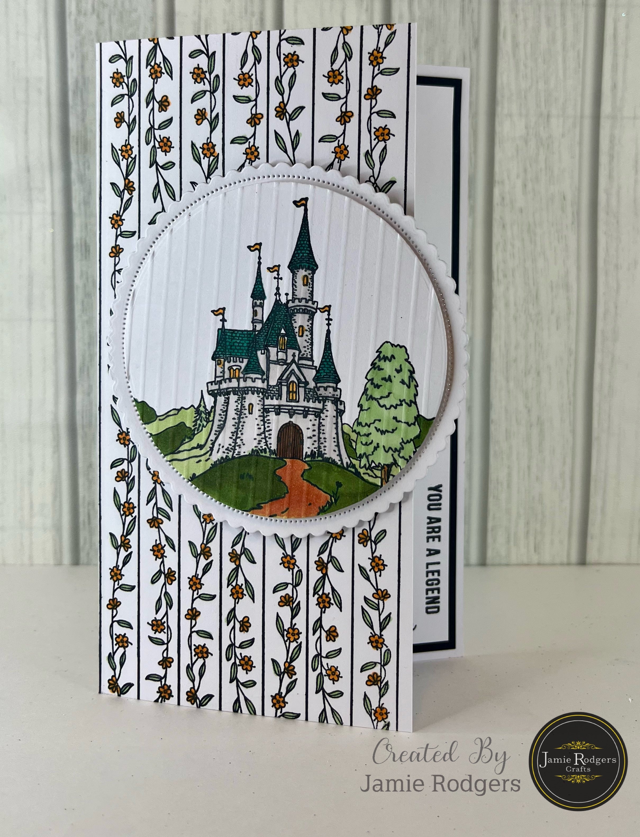 Jamie Rodgers Crafts Fairytale Castle A6 Clear Stamp Set