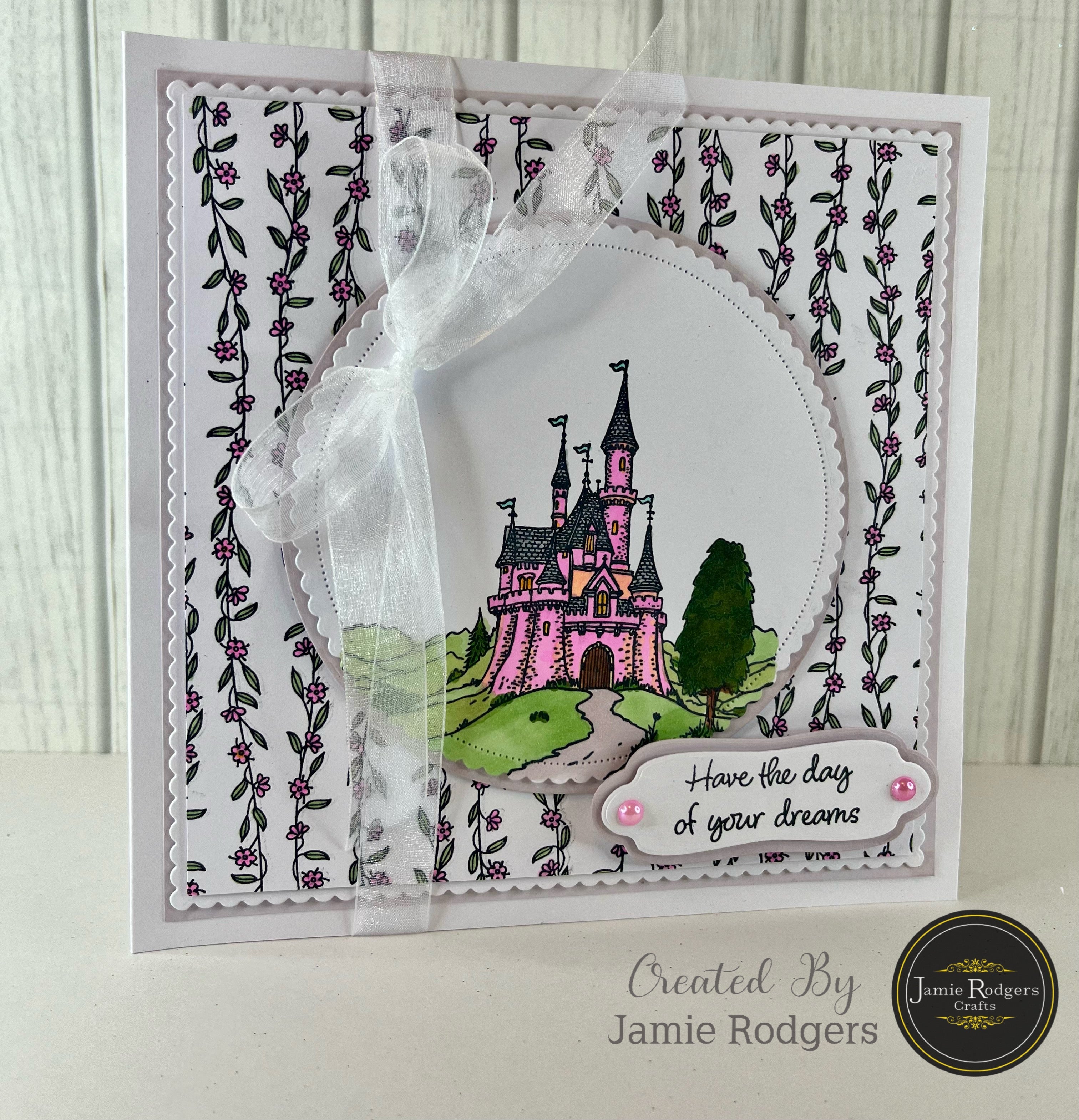 Jamie Rodgers Crafts Fairytale Castle A6 Clear Stamp Set