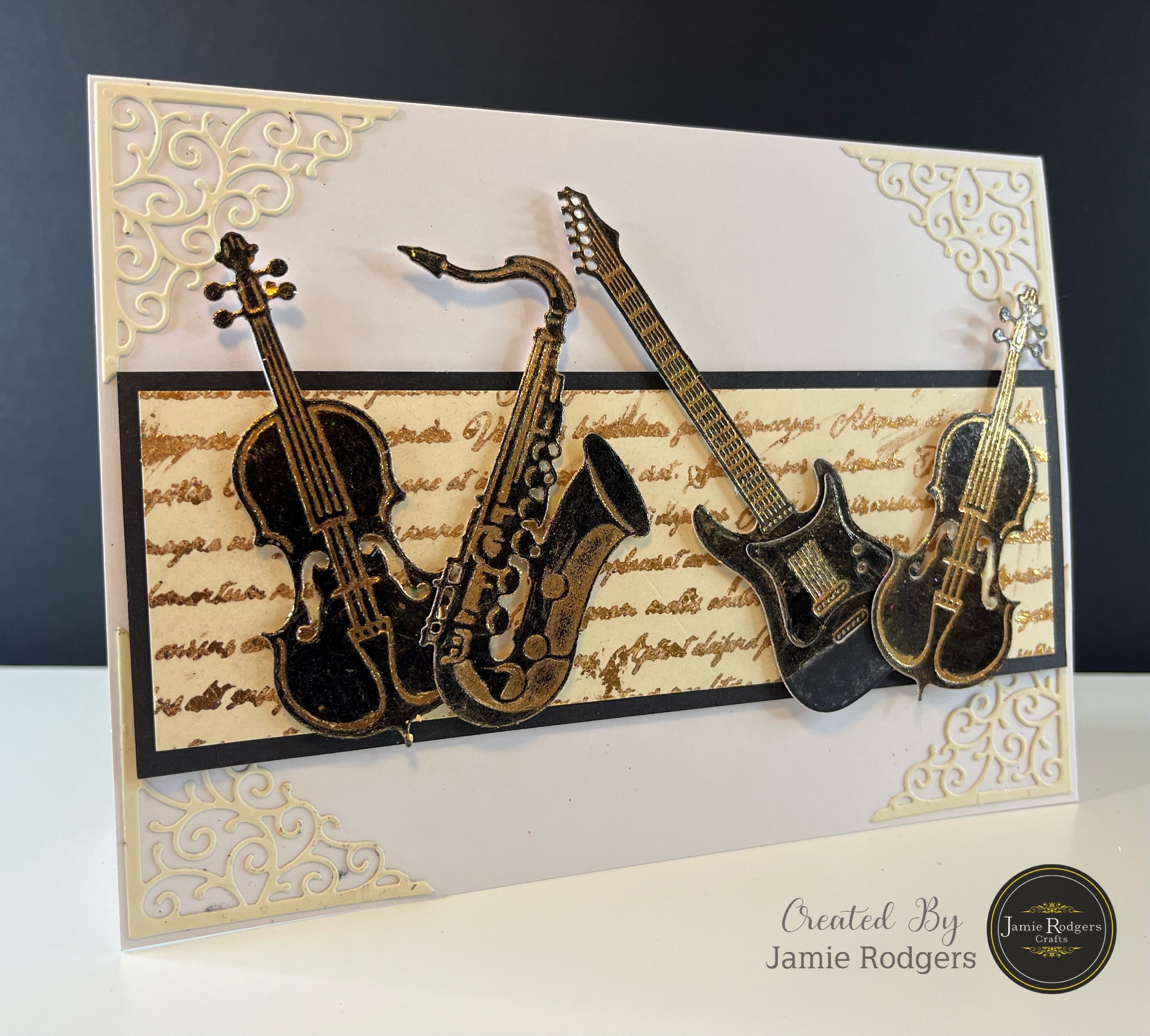 Jamie Rodgers Crafts Guitar Die Set