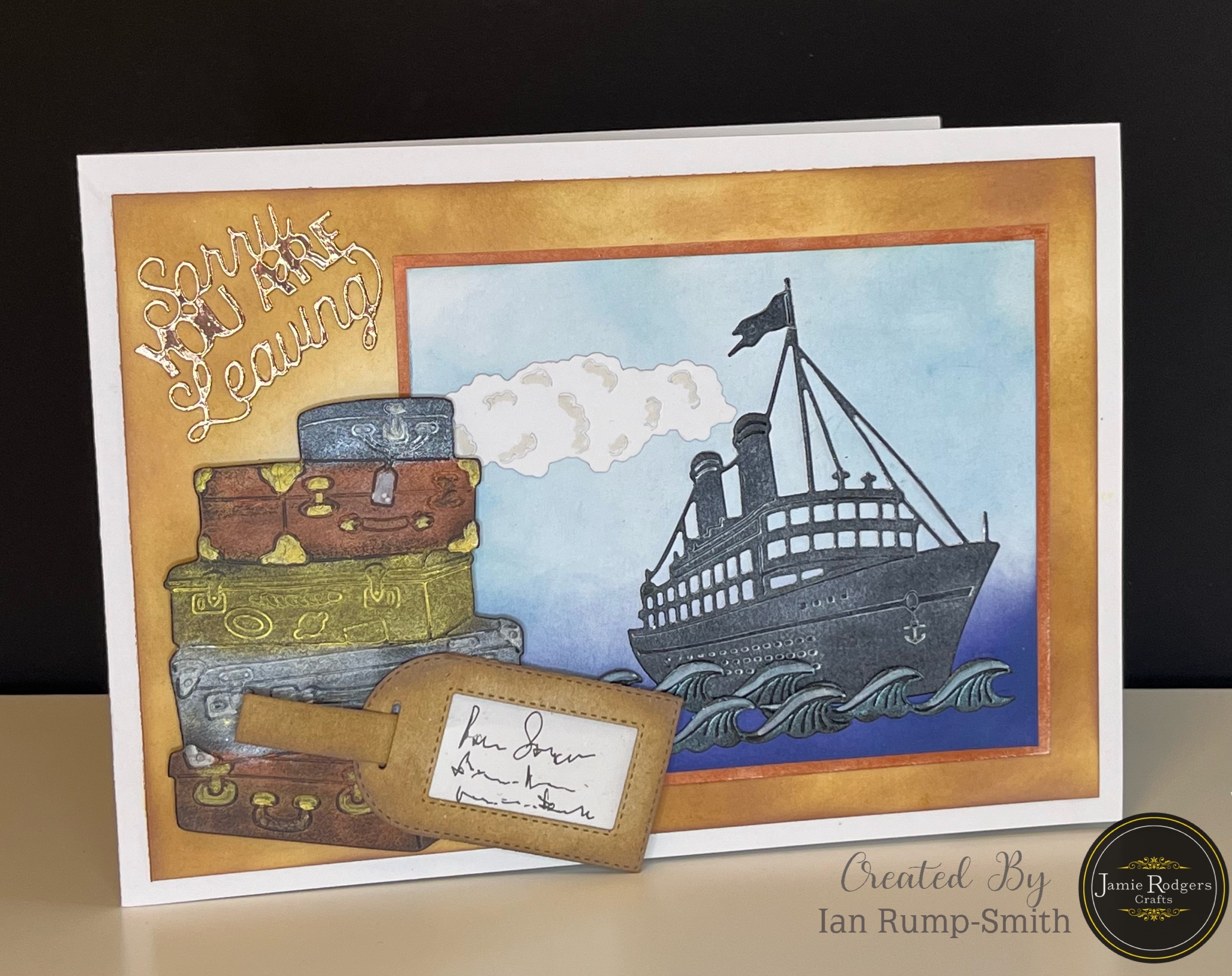 Jamie Rodgers Crafts Vintage Suitcases Die Set
