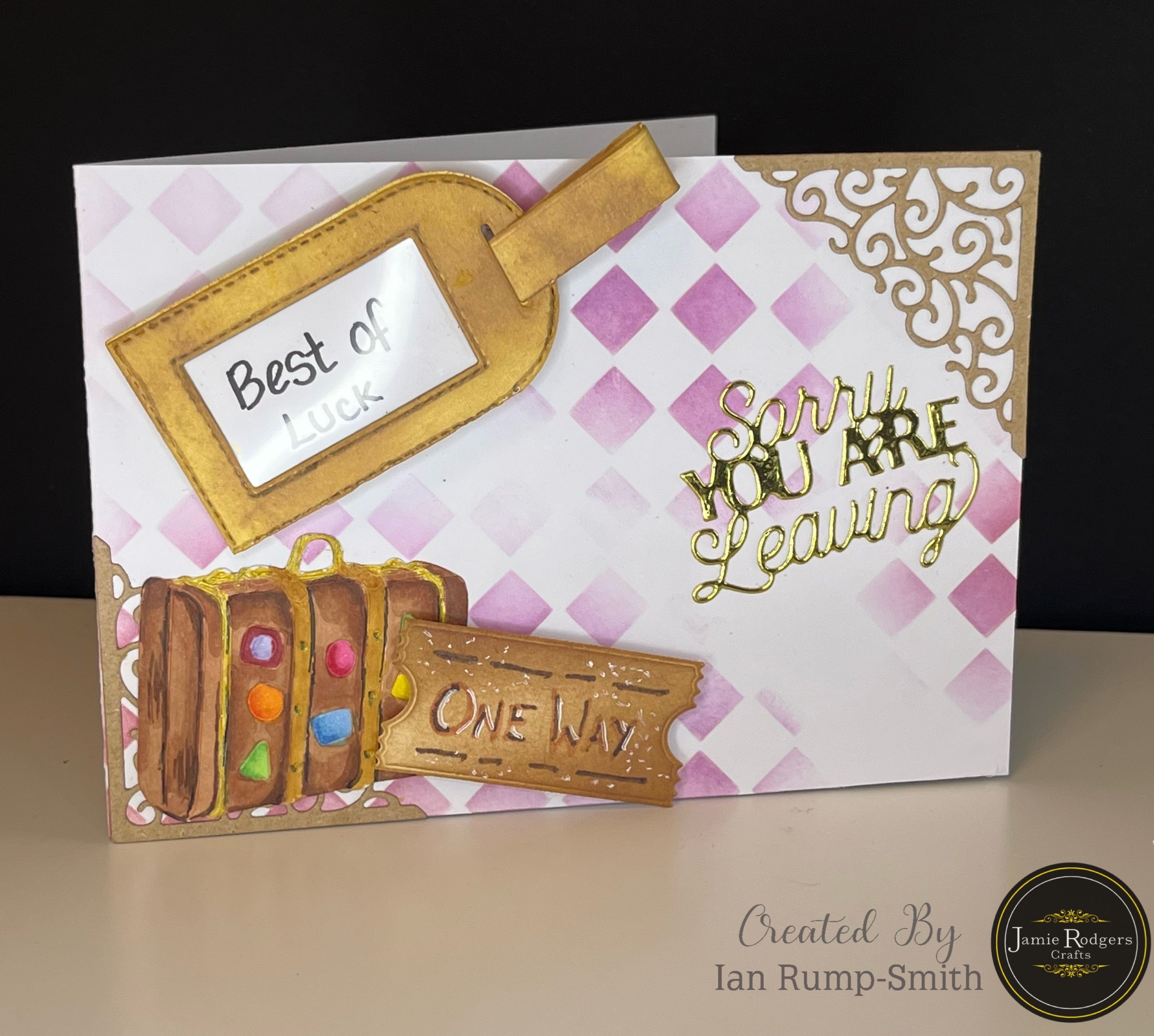 Jamie Rodgers Crafts Sorry You're Leaving Die Set